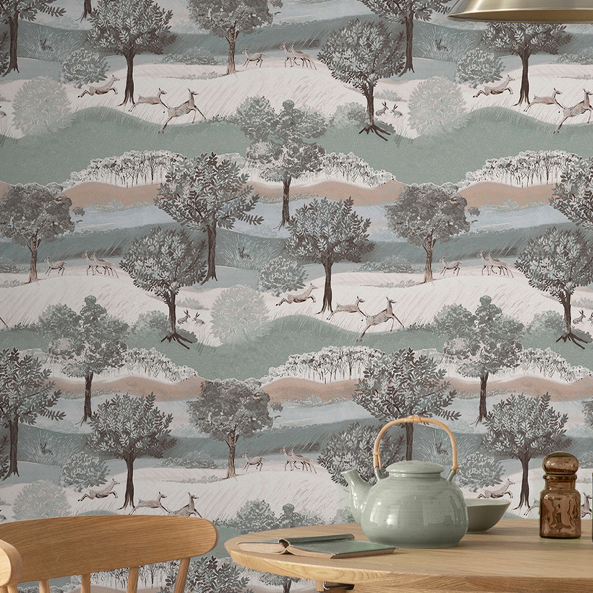 LAURA ASHLEY Vliestapete »Hartingdon Jade Green«, 10mx52cm