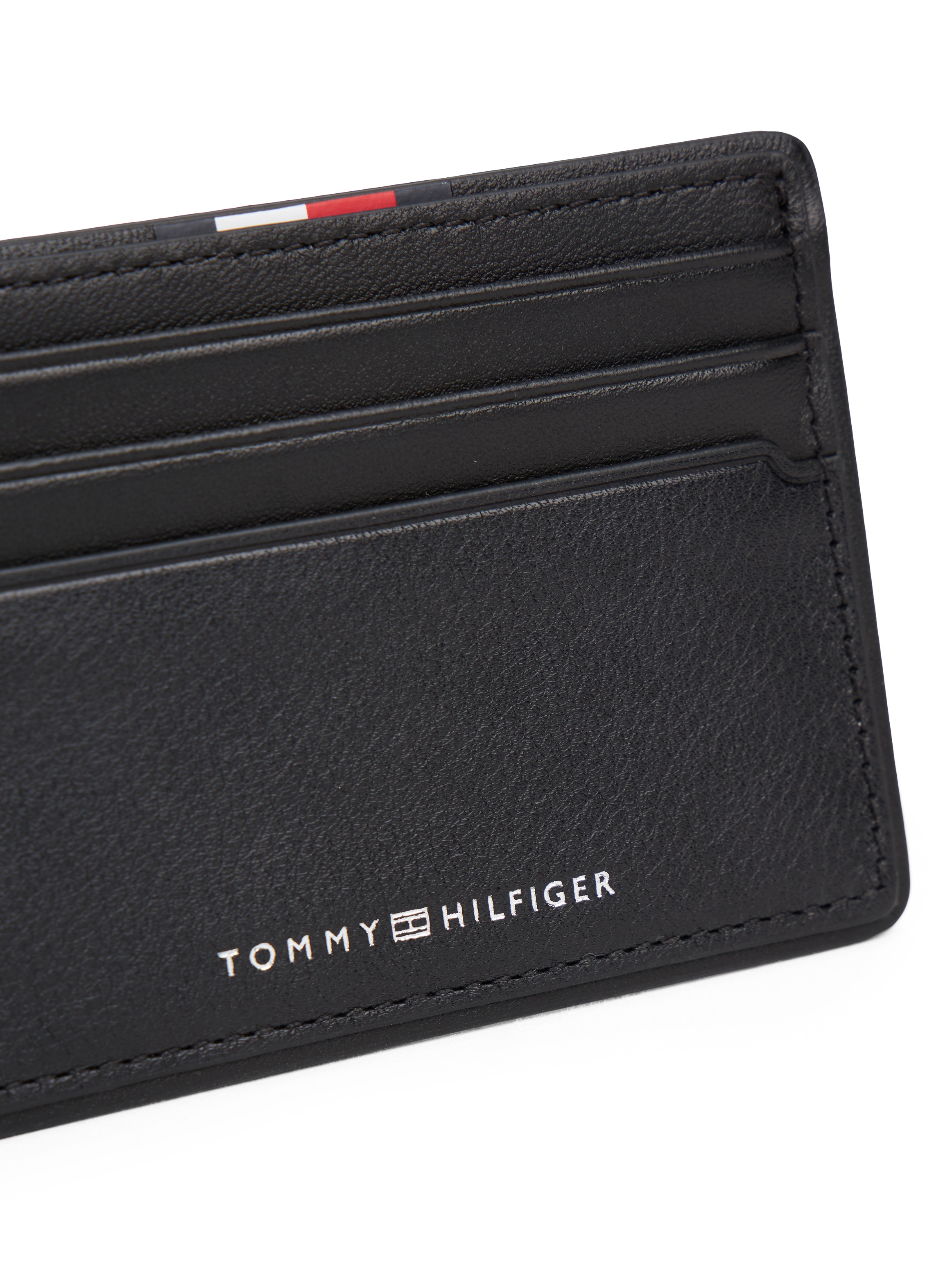 Tommy Hilfiger Kartenetui »TH CORP CC HOLDER« , Unisex Mini-Geldbeutel, Portemonnaie mit Logoschriftzug und Flagge