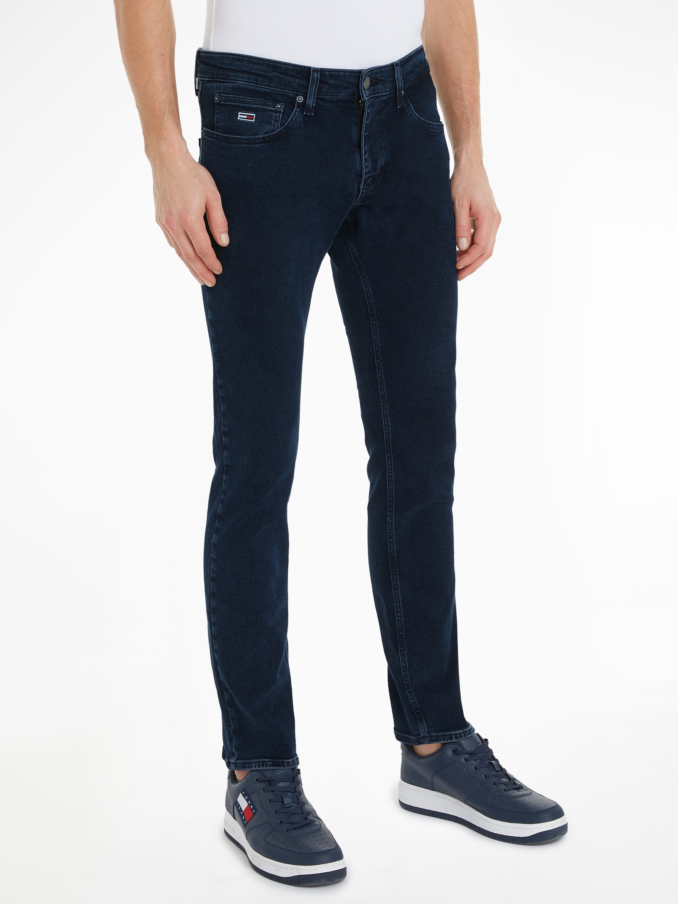 Tommy Jeans Slim-fit-Jeans "SCANTON SLIM", mit Logoprägung