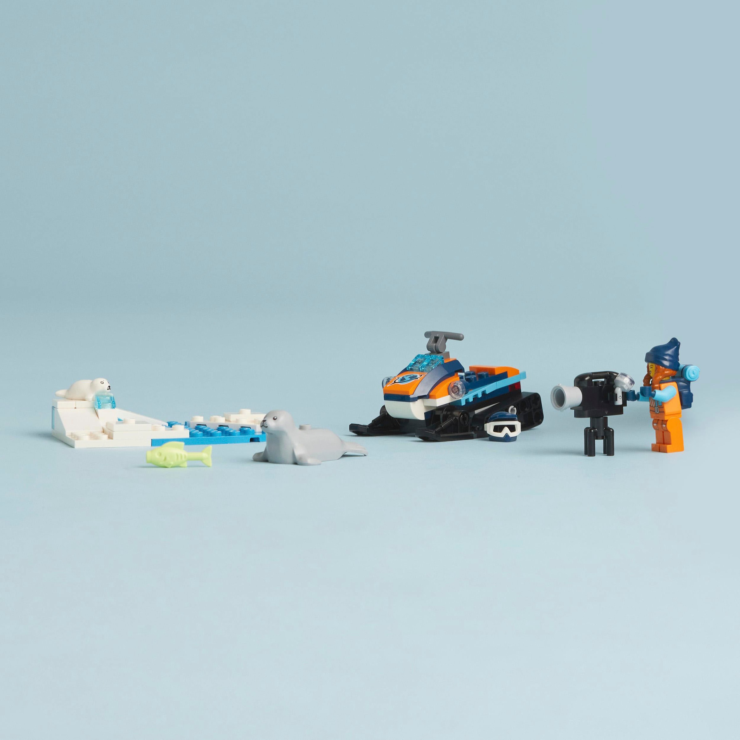 LEGO® Konstruktionsspielsteine »Arktis-Schneemobil (60376), LEGO® City«, (70 St.), Made in Europe