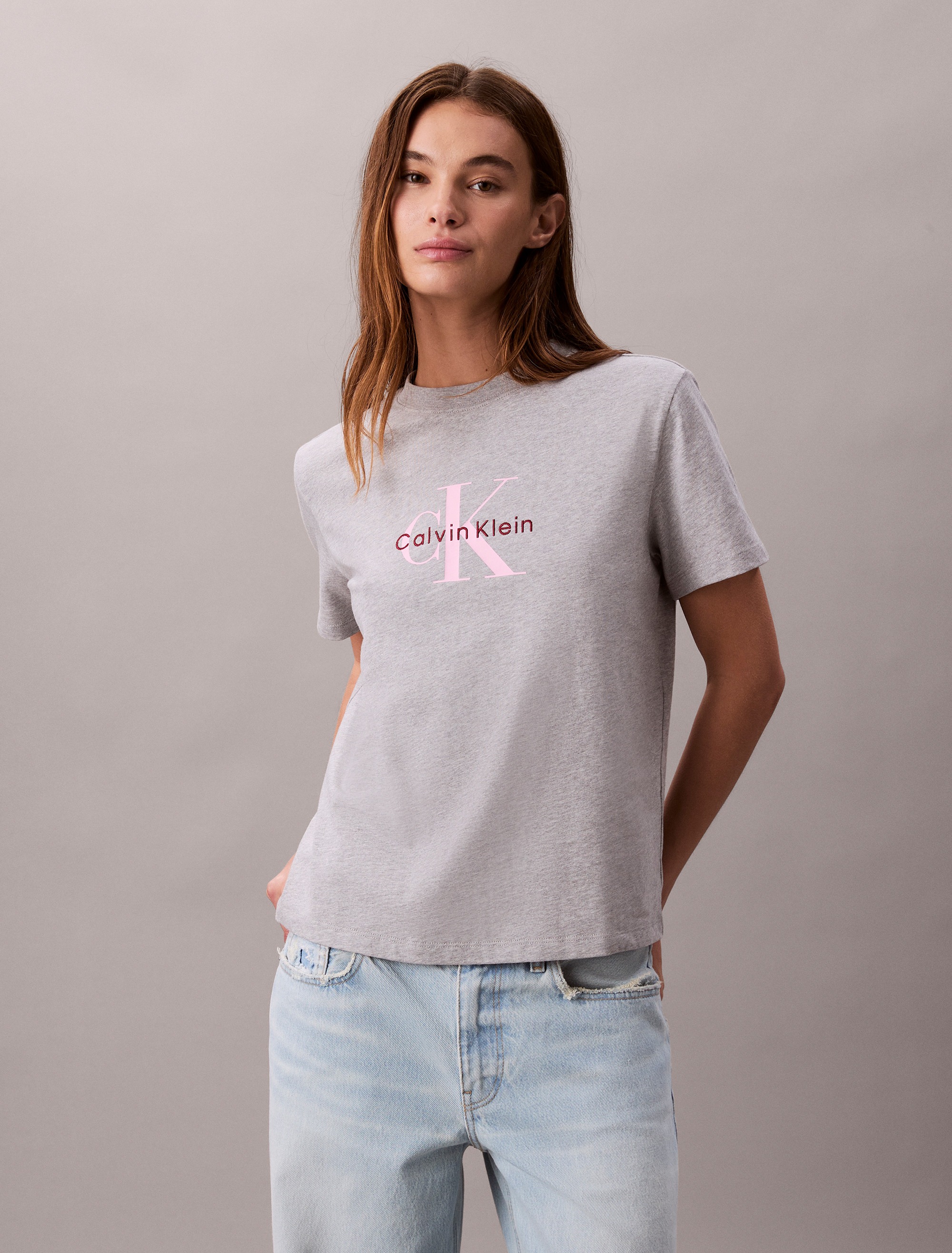 Calvin Klein Jeans T-Shirt "HERO SS CLASSIC MONOLOGO CNECK T" mit großem CK günstig online kaufen