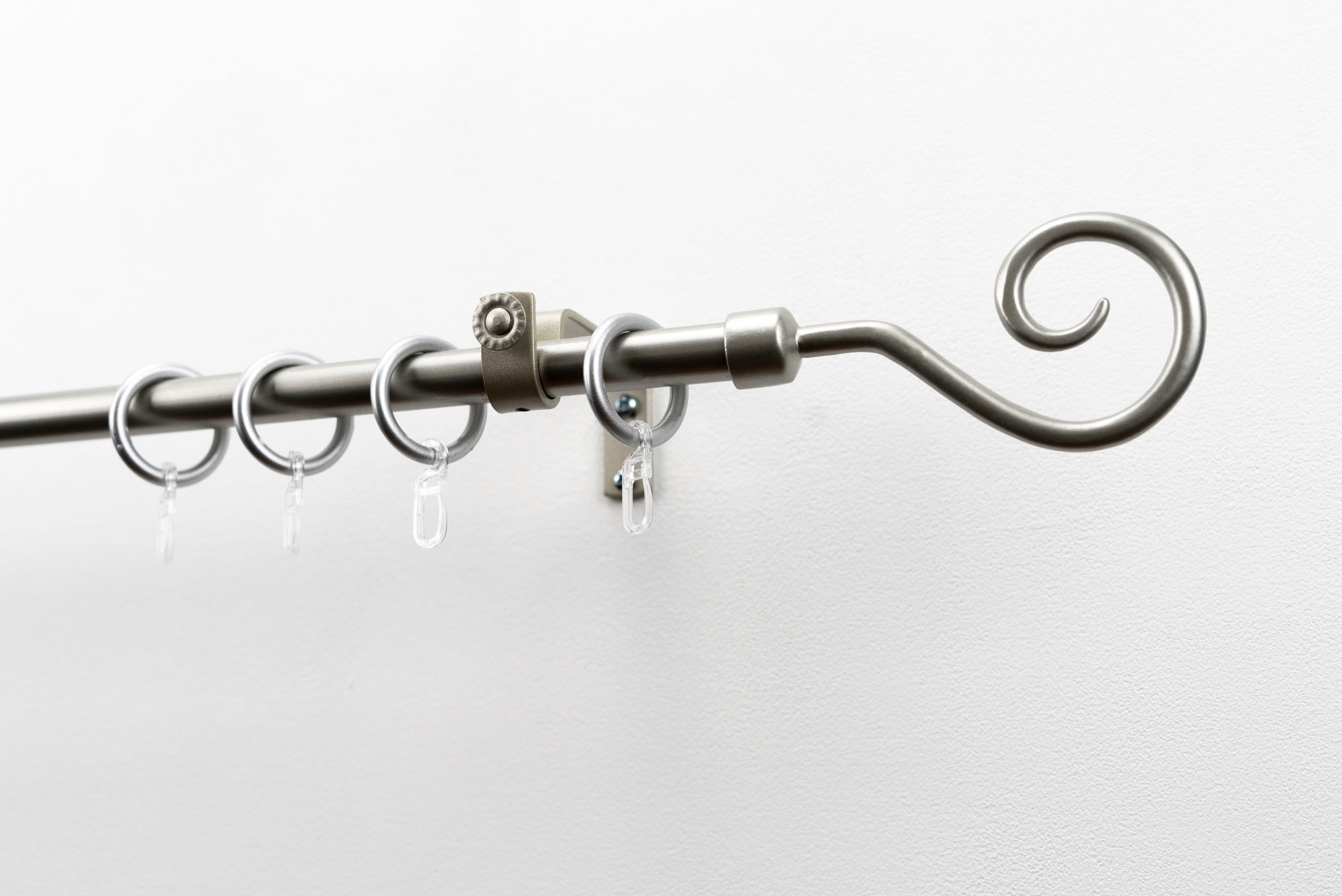 GARESA Gardinenstange "Clara" Ø 16 mm 1 läufig-läufig Wunschmaßlänge Vorhan günstig online kaufen