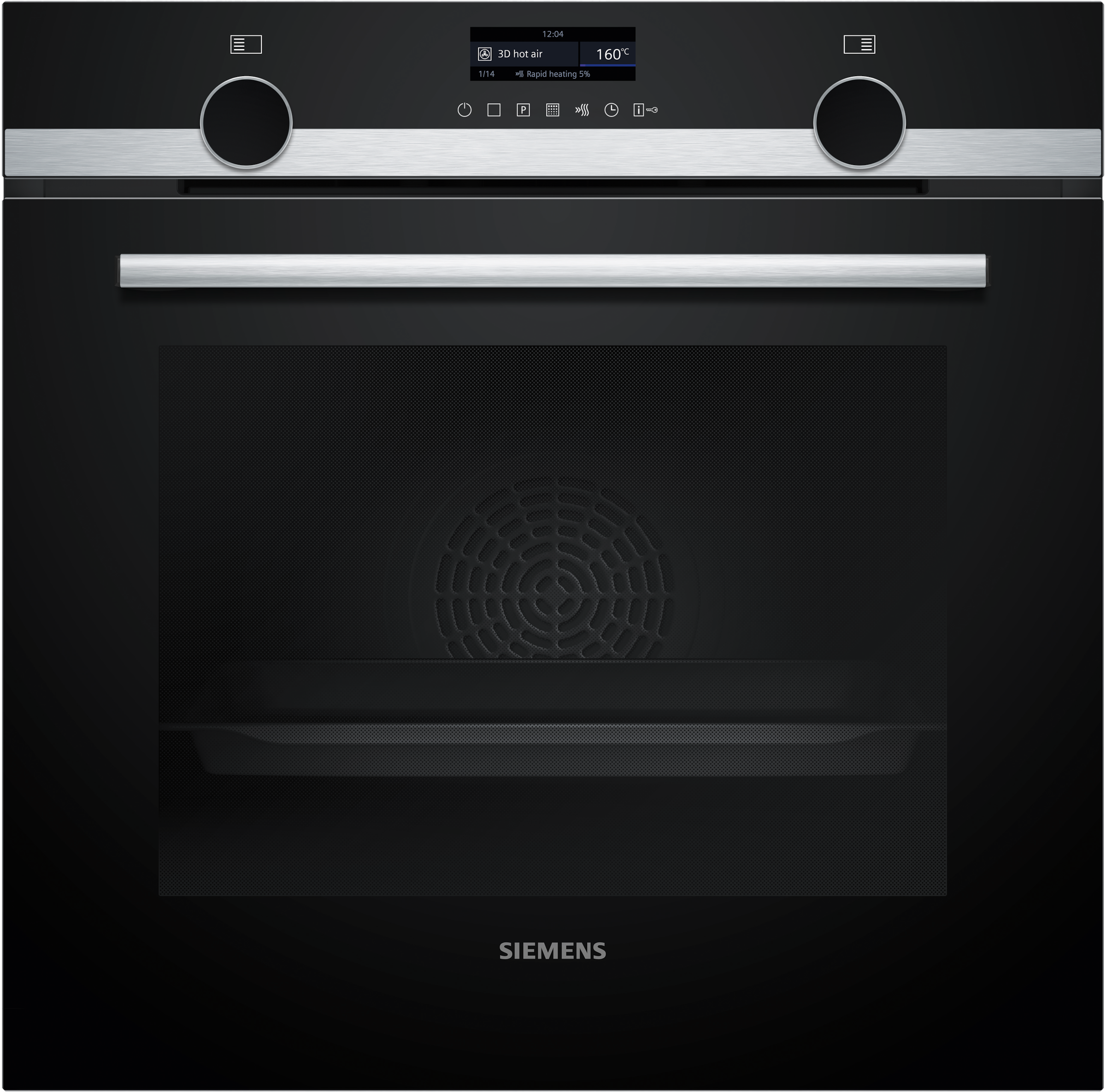 SIEMENS Pyrolyse Backofen "HB579GBR3", B:59,4cm H:59,5cm T:54,8cm, grau, Backöfen, Gesund snacken mit airFry & mühelose activeClean Reinigung