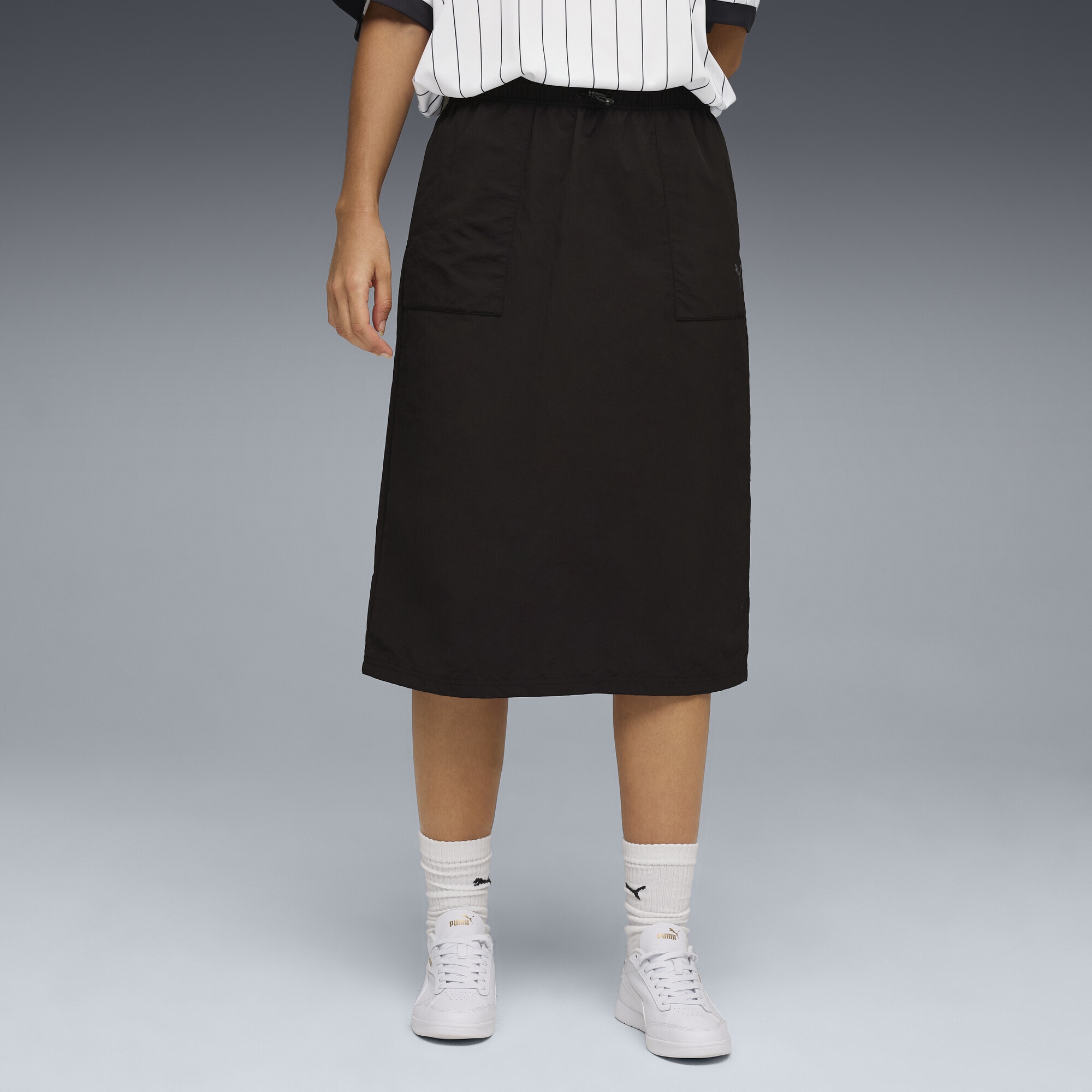 PUMA Jerseyrock »HER Comfort Gewebter High-Waist-Rock Damen«
