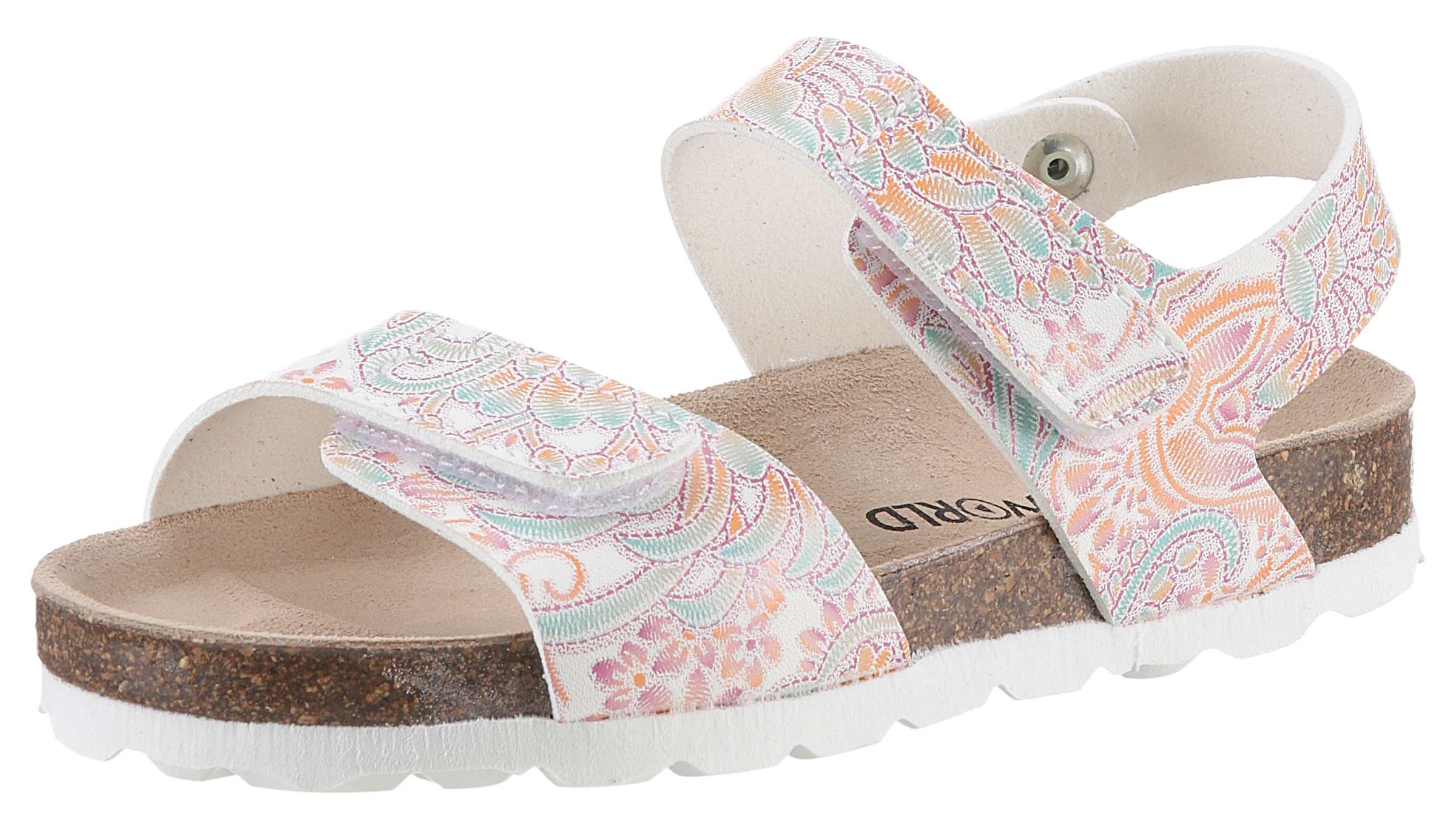 KIDSWORLD Sandale, Sommerschuh, Sandalette, Urlaub, mit sommerlichen Druck