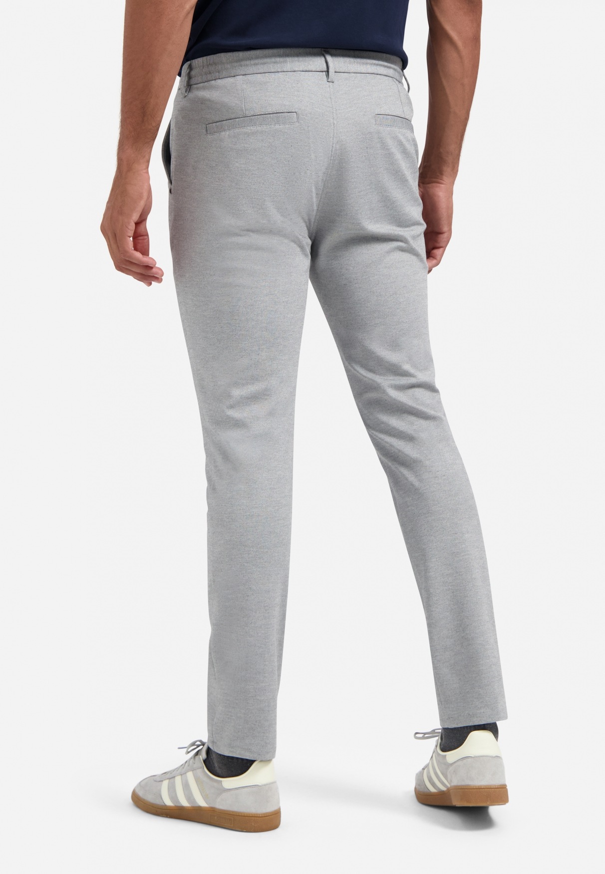 NO EXCESS Chinohose "No Excess Melierte Jerseytasche Pants Stretch Jersey" günstig online kaufen