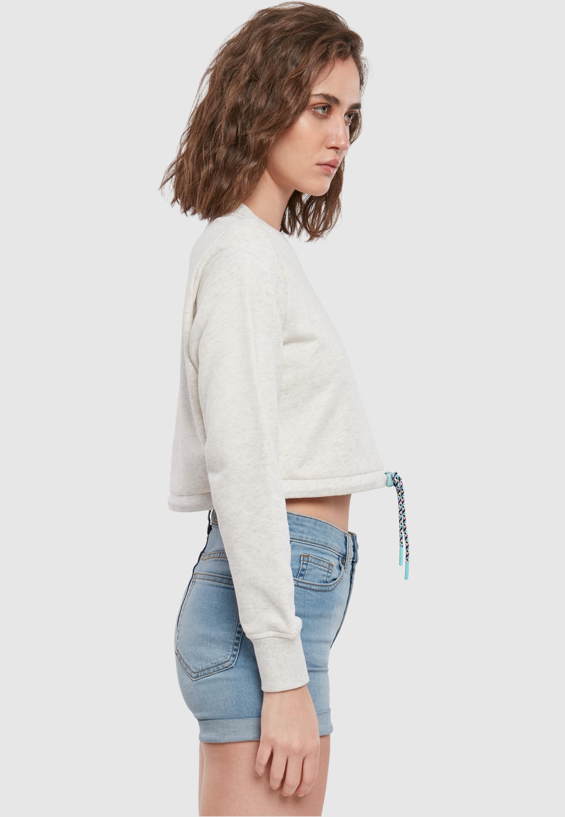 URBAN CLASSICS Sweatshirt »Urban Classics Damen Ladies Oversized Cropped Crewneck«, (1 tlg.)