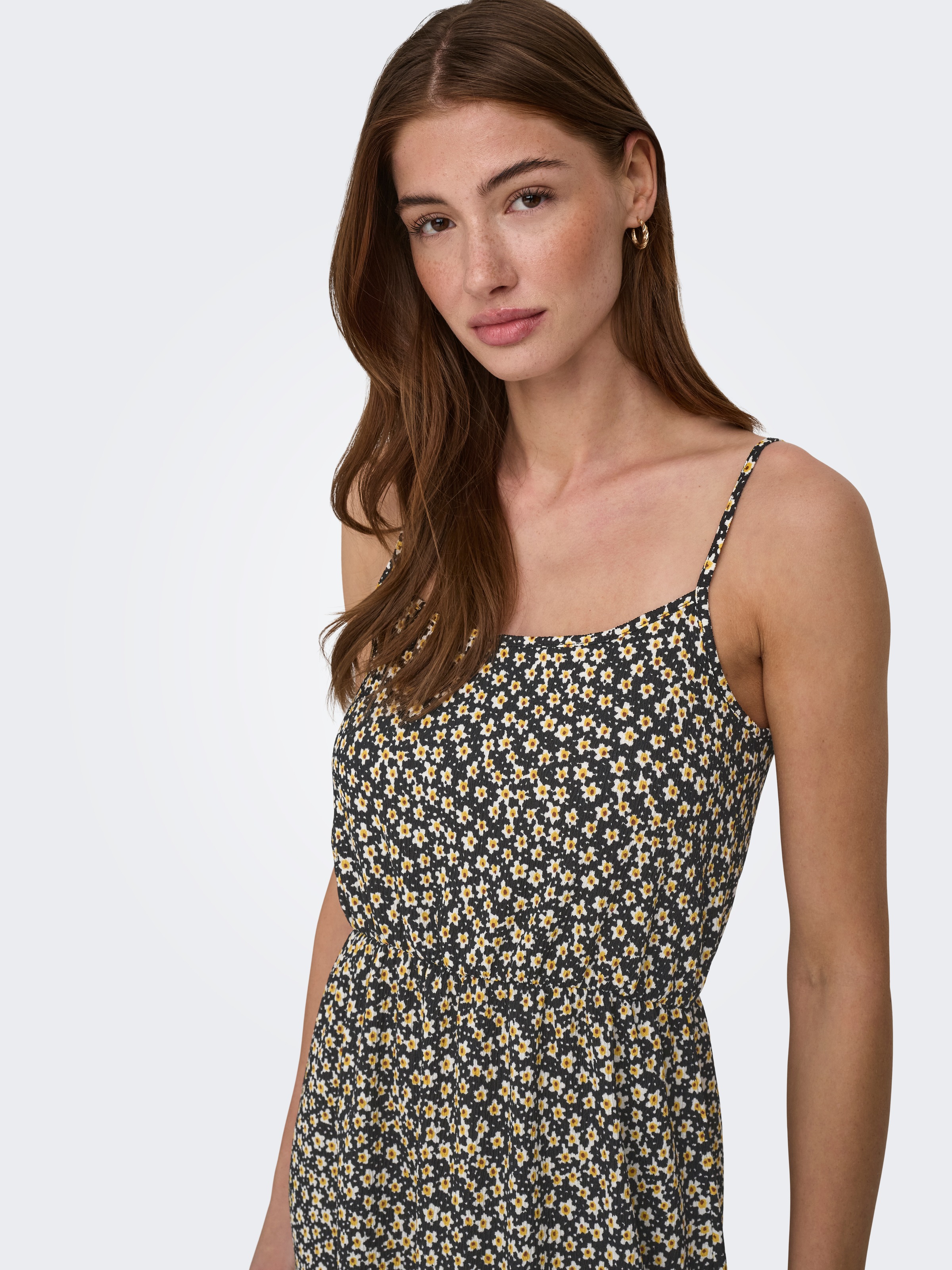 ONLY Maxikleid »ONLALTA S/L LONG STRAP DRESS PNT ZLO«