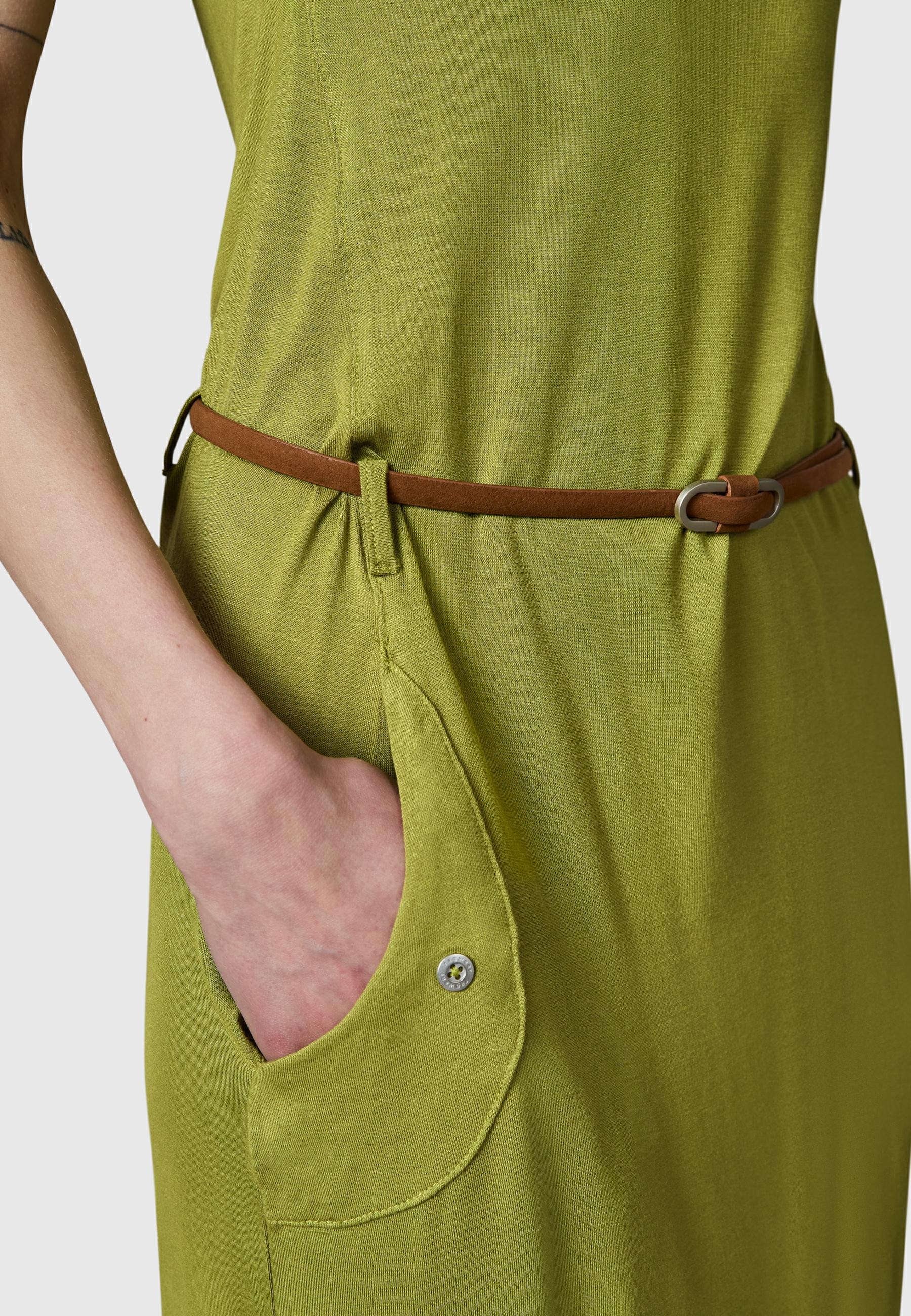 Ragwear Sommerkleid »Tagg« Eingrifftaschen Damen Kurzarm-Kleid mit Taillengürtel und Taschen