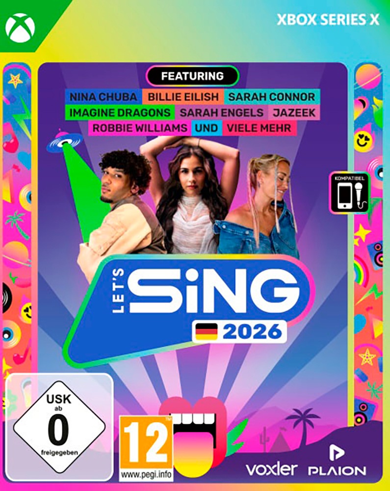 Ravenscourt Spielesoftware »Let's Sing 2026 German Version«, Xbox Series X