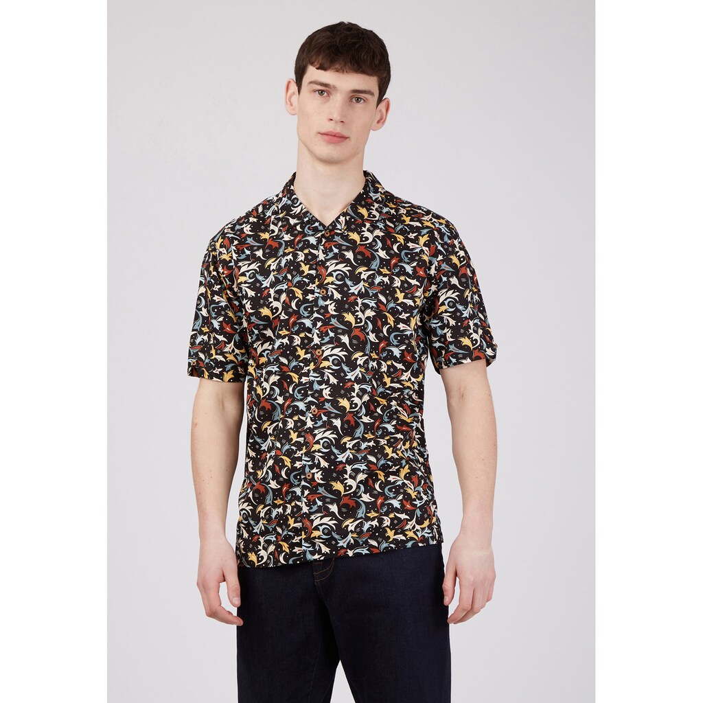 Ben Sherman Kurzarmhemd »Ben Sherman Casual Shirt Botanical Print«