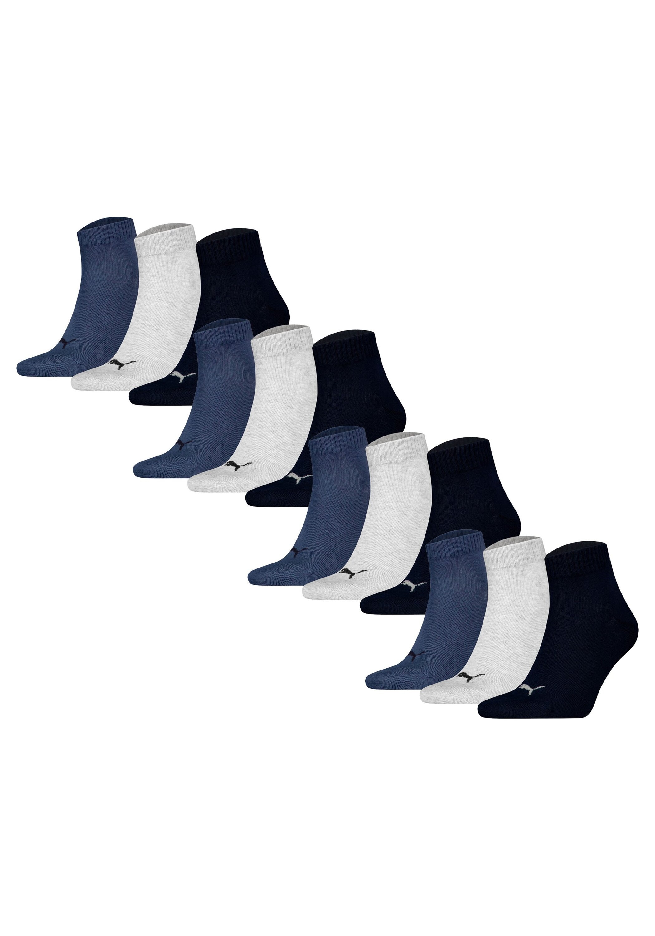 PUMA Kurzsocken "Socken Quarter Plain 12P 12er Pack" 12 Paar tlg.