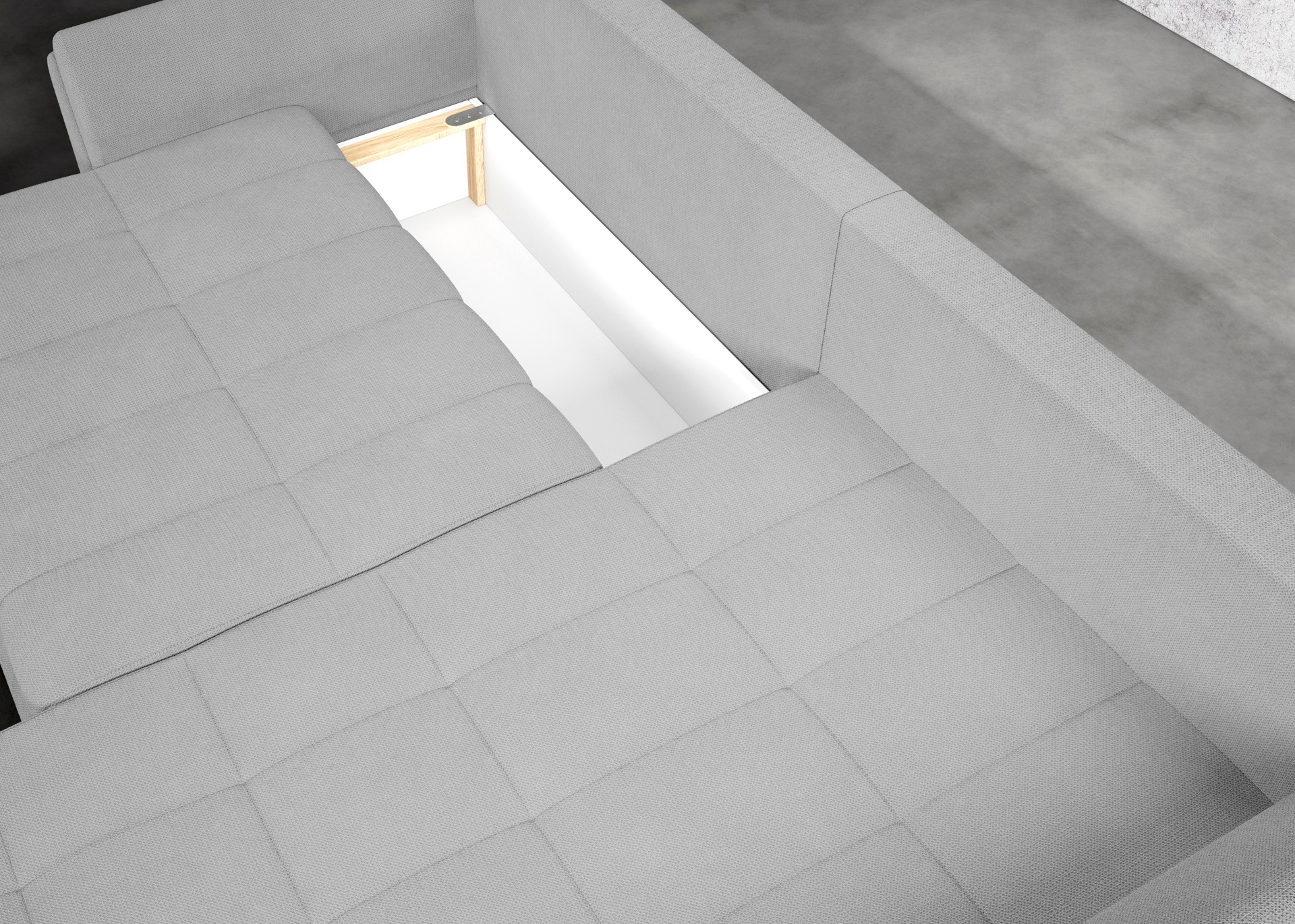 INOSIGN Ecksofa »Iolani«, mit Bettfunktion und Bettkasten