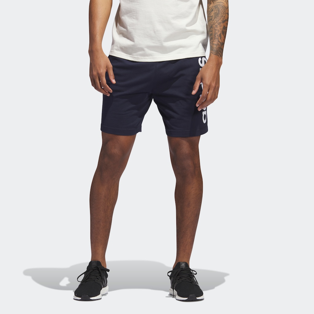 adidas Sportswear Shorts »AEROREADY ESSENTIALS SINGLE JERSEY LINEAR LOGO«, (1 tlg.)