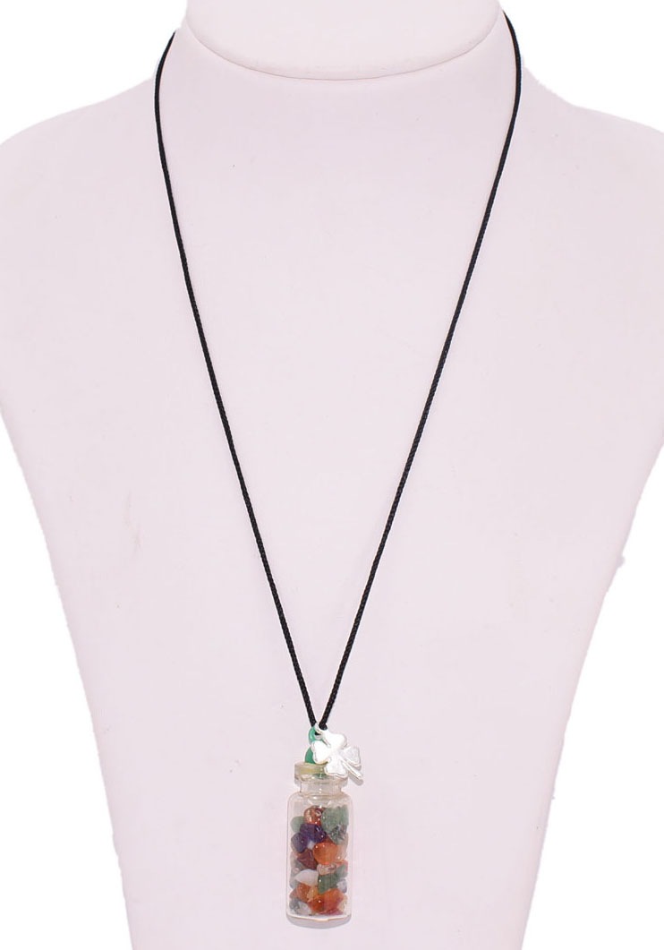 Firetti Luck Bottle Pendant Necklace Multicolor 80cm 3