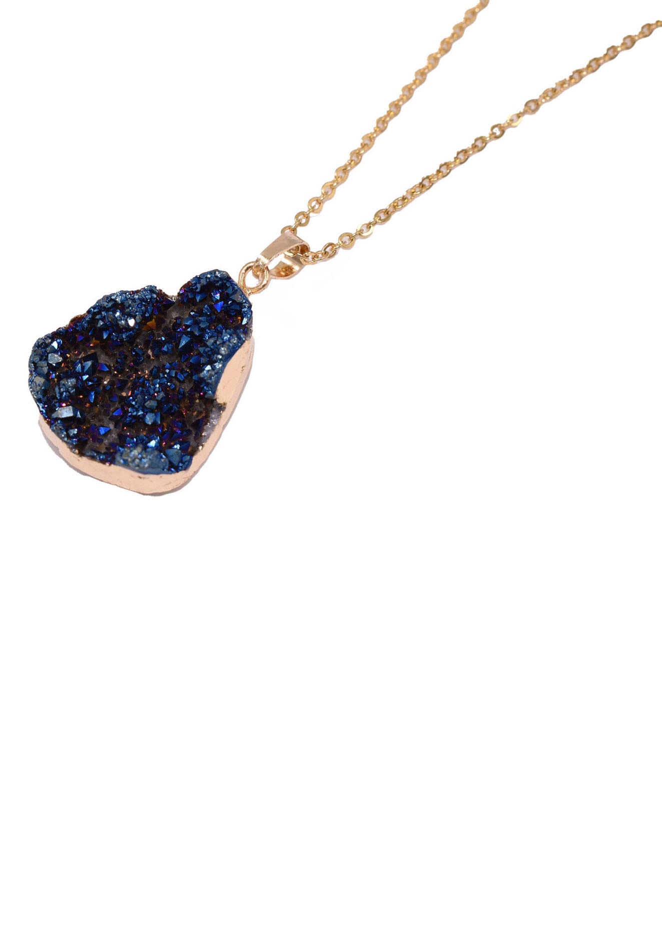 Firetti Kette mit Anhänger »Schmuck Geschenk Drusenachat«, Made in Germany - mit Druzy Quarz