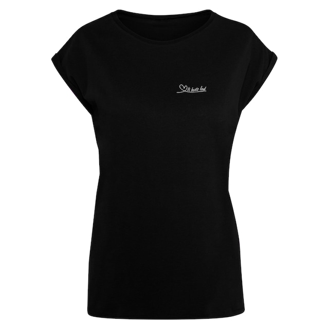 Merchcode T-Shirt »Damen Ladies It Beats Loud Extended Shoulder Tee«, (1 tlg.)  online kaufen | BAUR