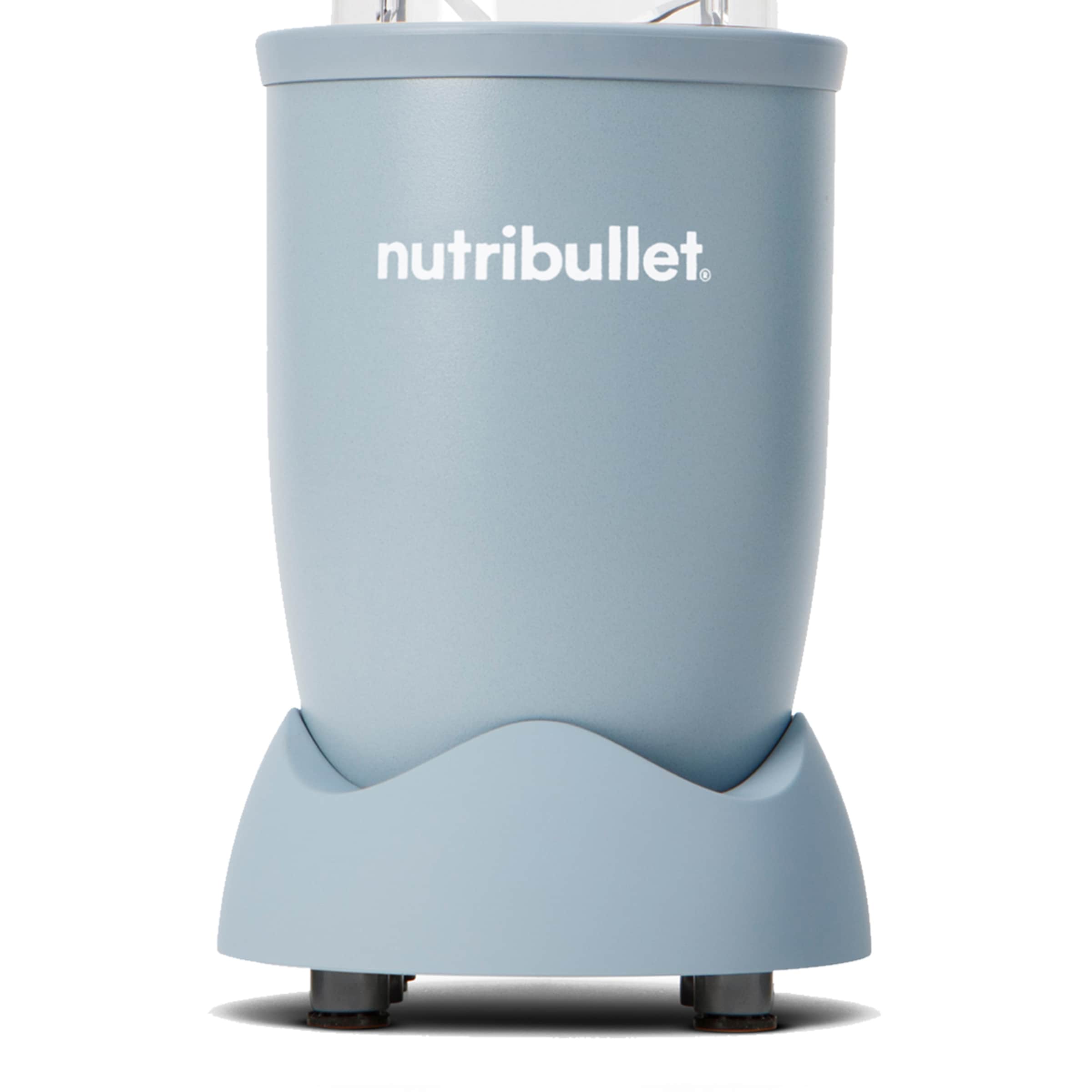 nutribullet Standmixer »Pro NB907MASL- kompakter Mixer, 900W, 2 Mixbecher(700+925ml), Hellblau« 900 W Drücken, drehen, mixen; starker Motor;Becher+Zubehör spülmaschinenfest
