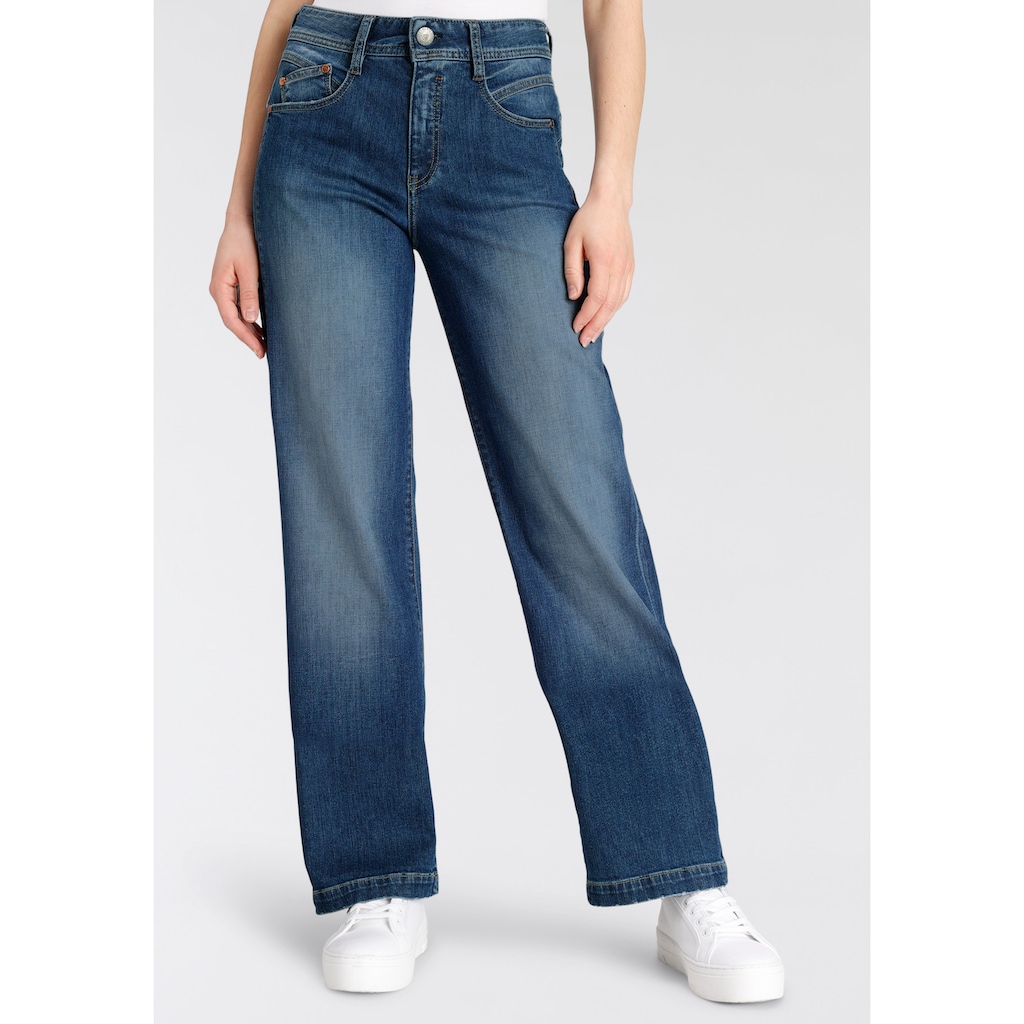 Herrlicher Weite Jeans »Gila Sailor Long Organic« Waschung