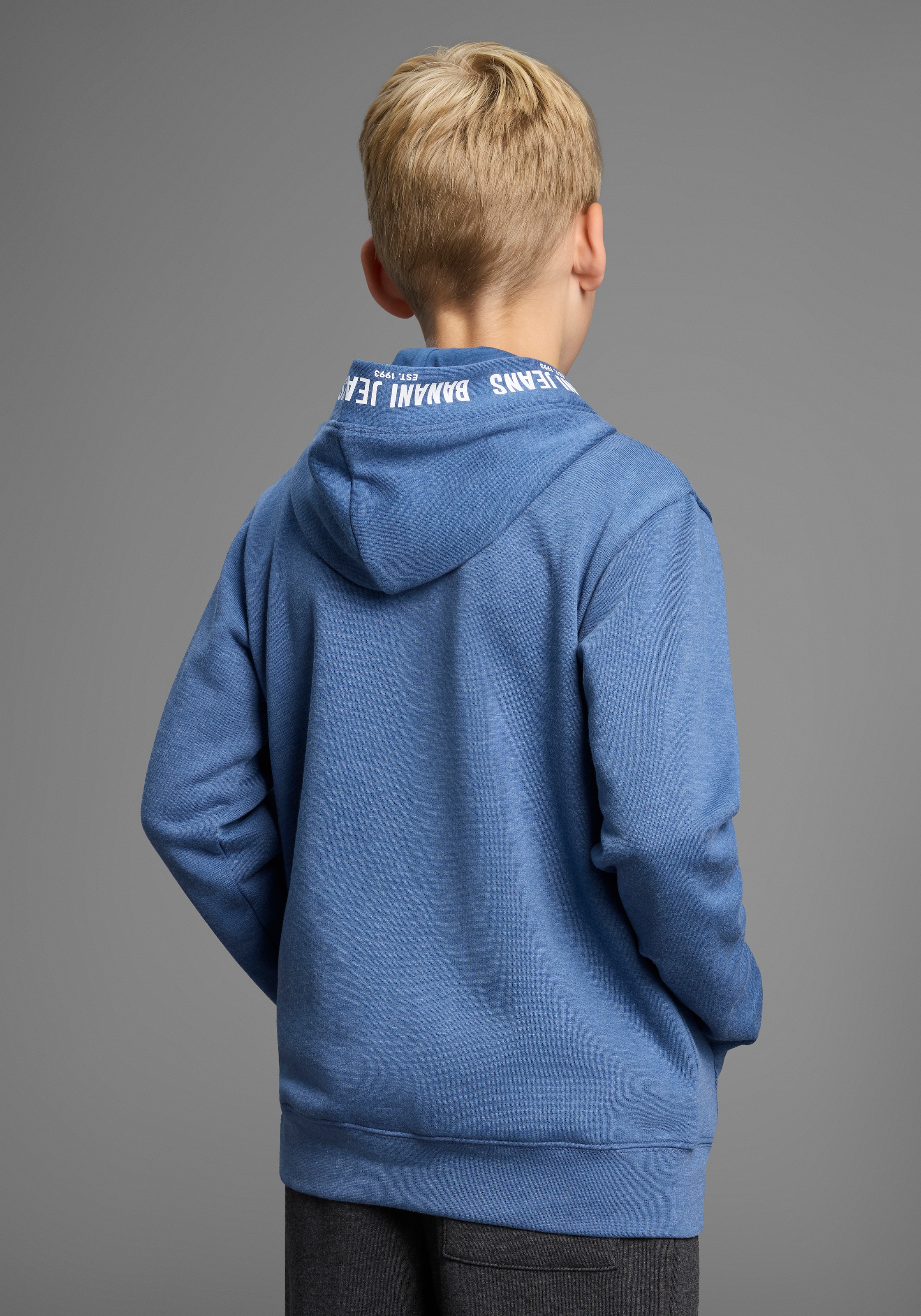 Bruno Banani Kapuzensweatshirt »Hoodie mit Drucken«, NEU: BRUNO BANANI für TEENS! Hoodie mit Logo-Drucken