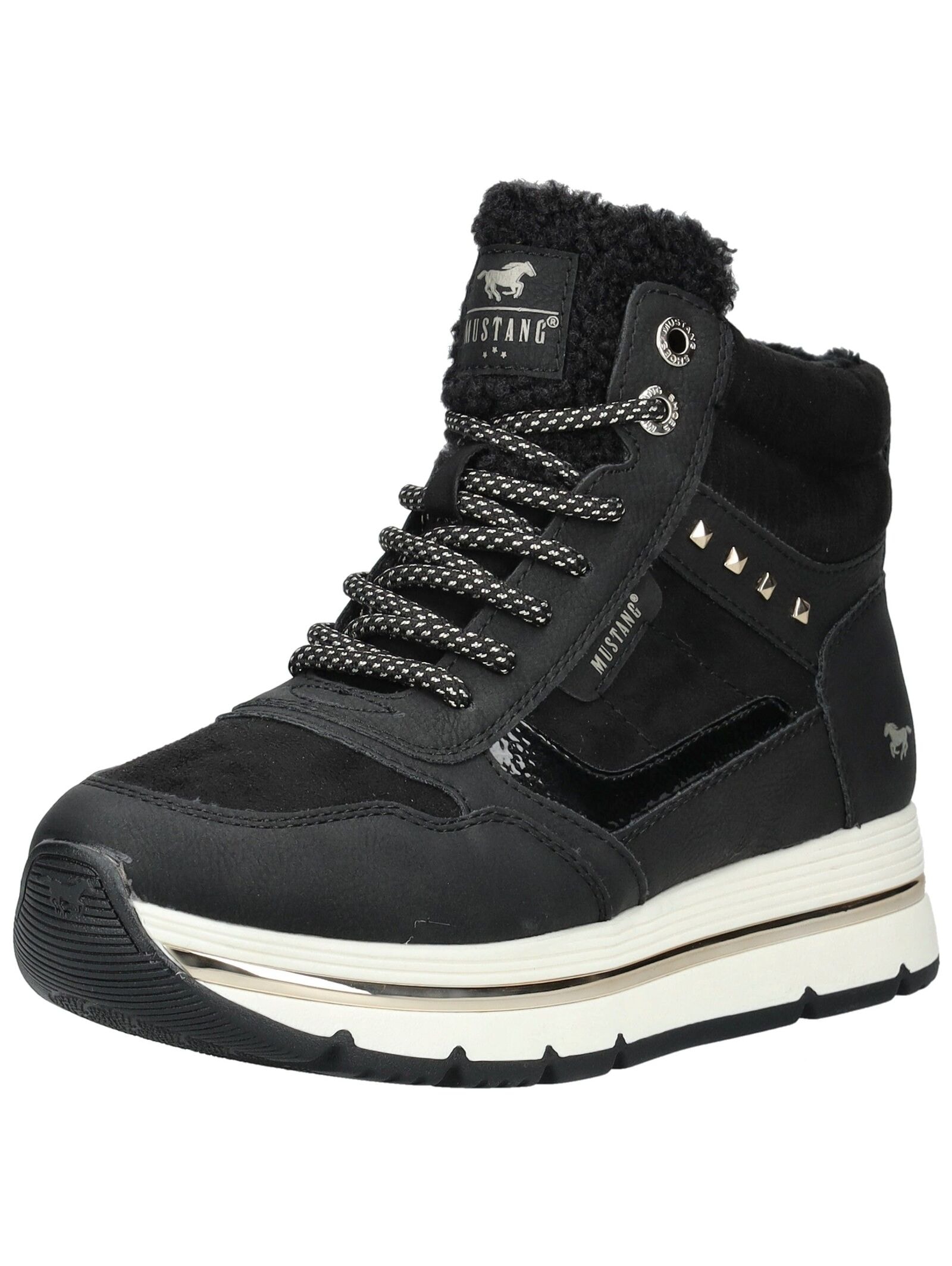 Mustang Shoes Sneaker "Mustang Shoes Sneaker Lederimitat/Textil" günstig online kaufen
