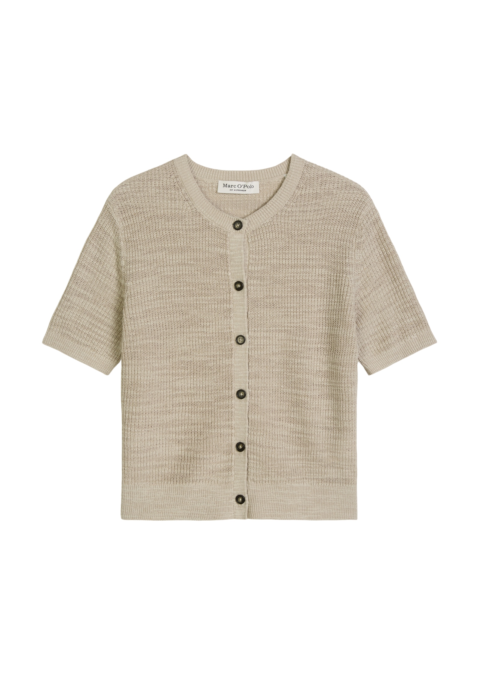 Marc O'Polo Cardigan loose aus Leinen-Baumwolle-Mix