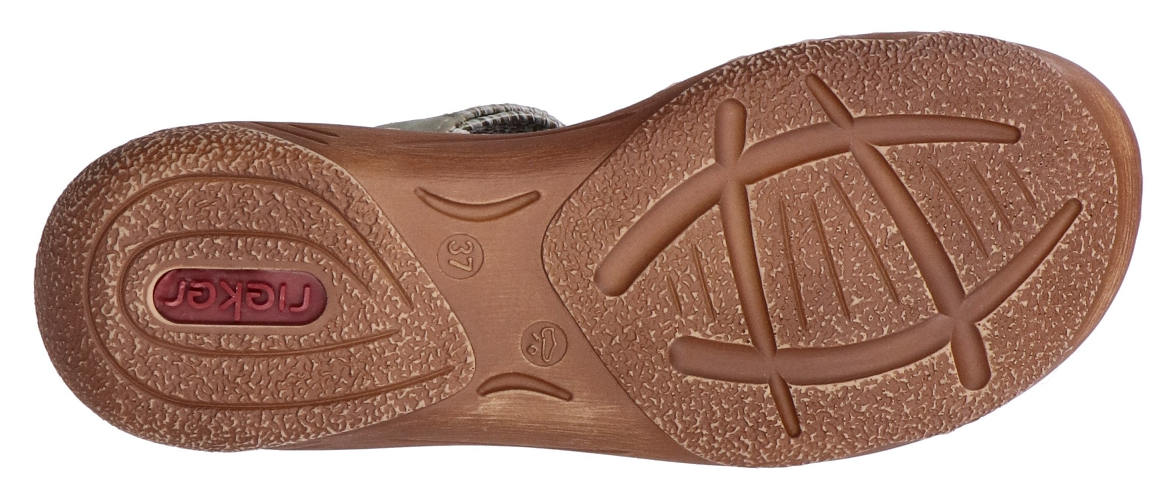 Rieker Sandale, Sommerschuh, Riemchensandale, Sandalette mit Klettverschlüsse