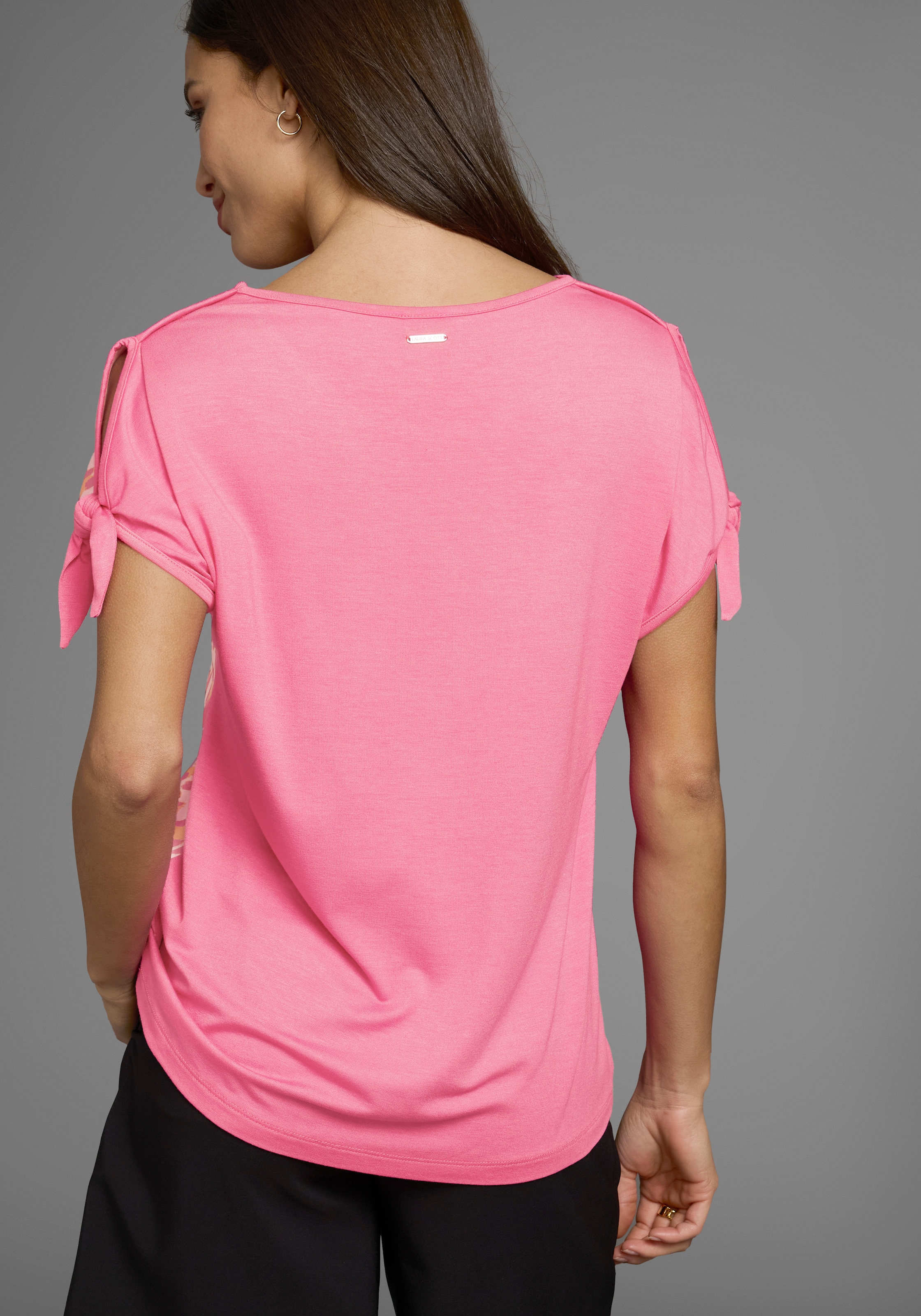 Laura Scott Shirtbluse, mit Leoparden Druck & Bindeband günstig online kaufen