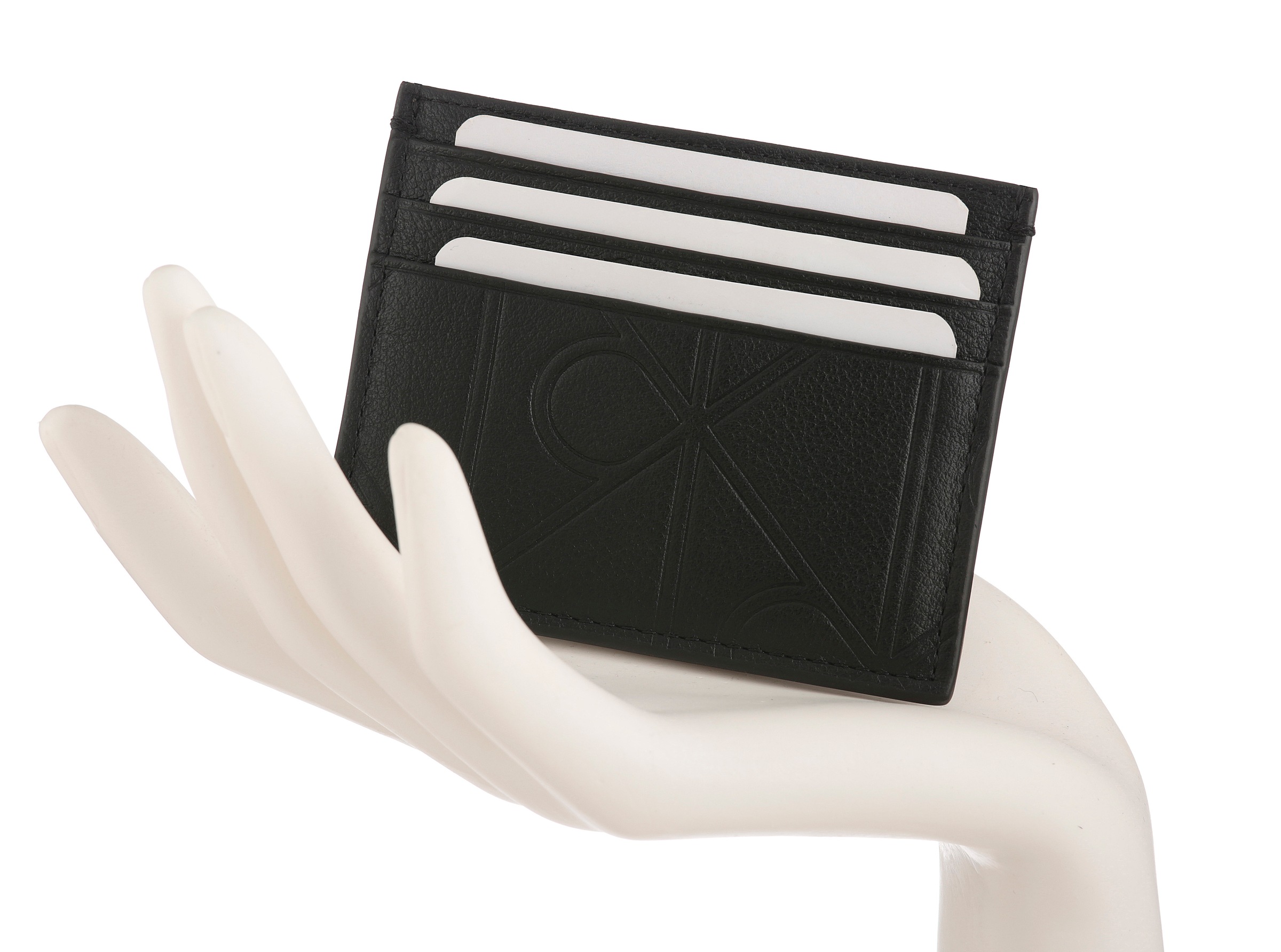 Calvin Klein Kartenetui "XL EMBLEM AOP EMBOSS CARDHOLDER" Minigeldbeutel, P günstig online kaufen