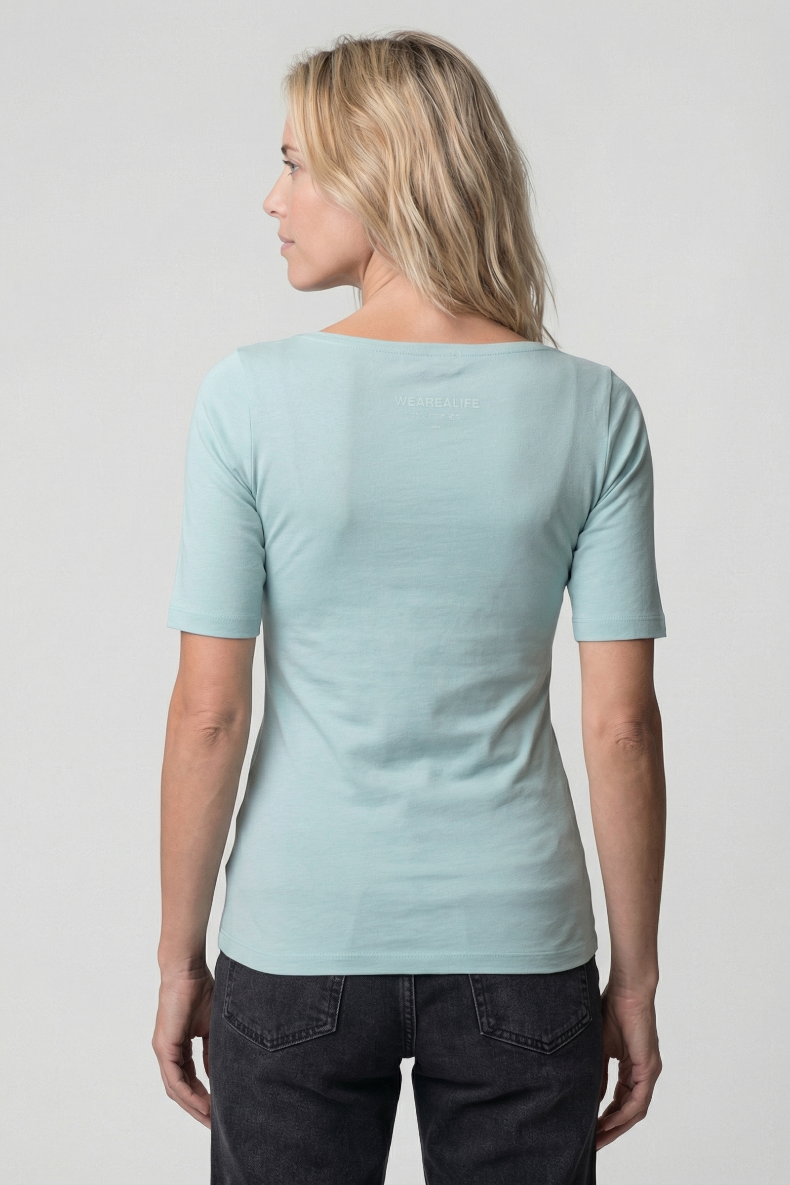 Alife & Kickin Rundhalsshirt leichtes Sommer-Top aus Bio-Baumwolle mit Halbarm