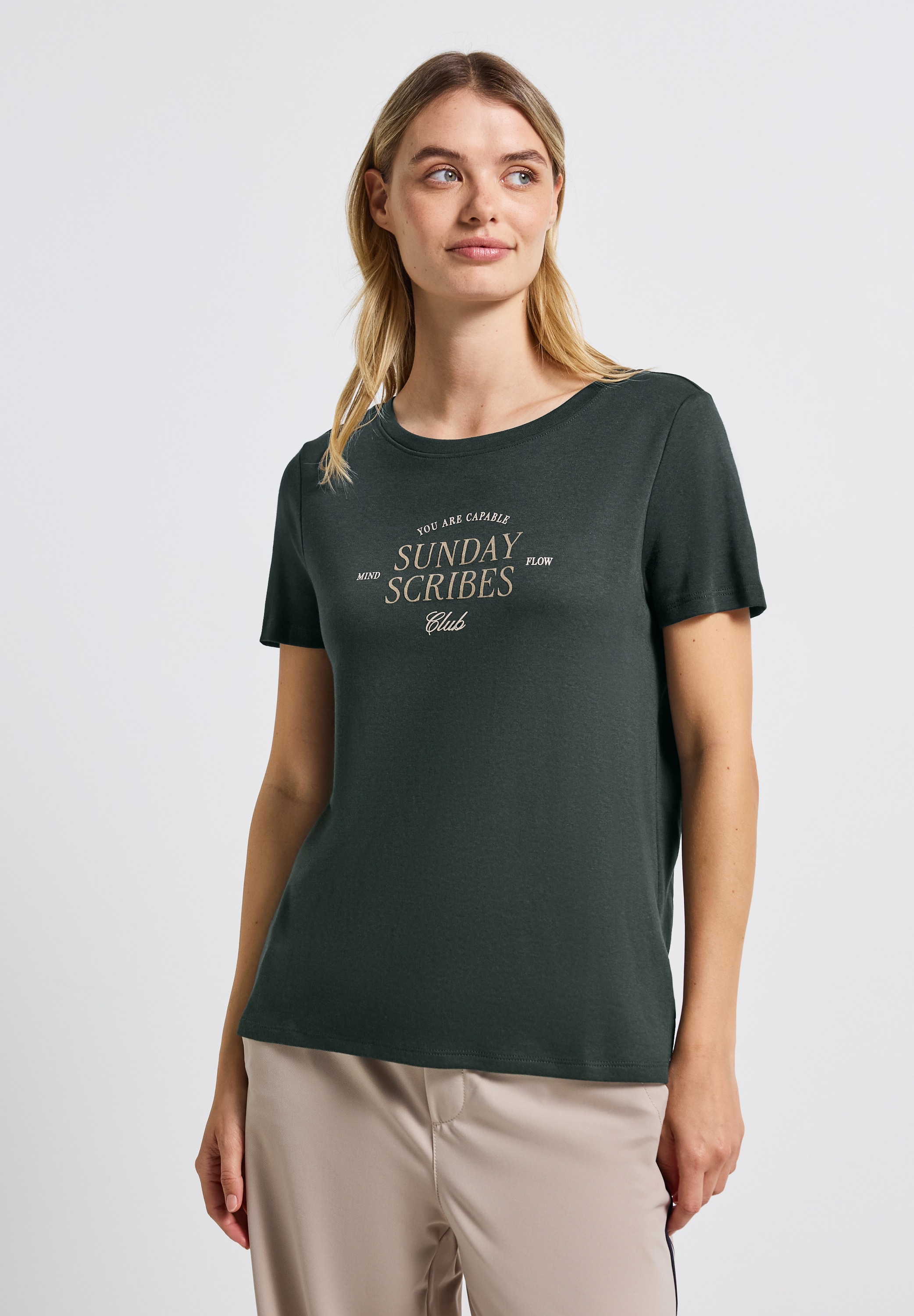 STREET ONE T-Shirt, mit Wording-Print günstig online kaufen