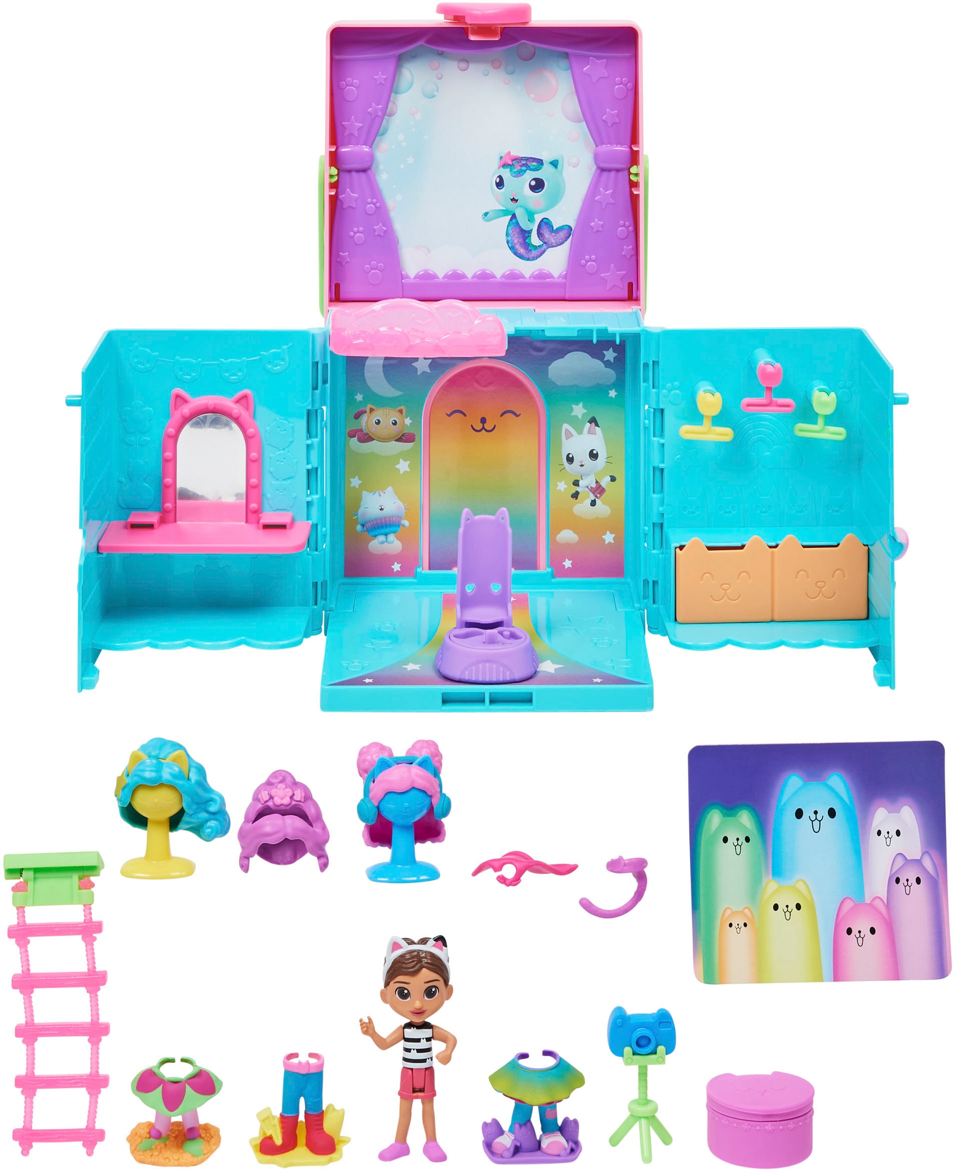 Spin Master Spielwelt »Gabby's Dollhouse – Rainbow Closet Kleiderschrank«