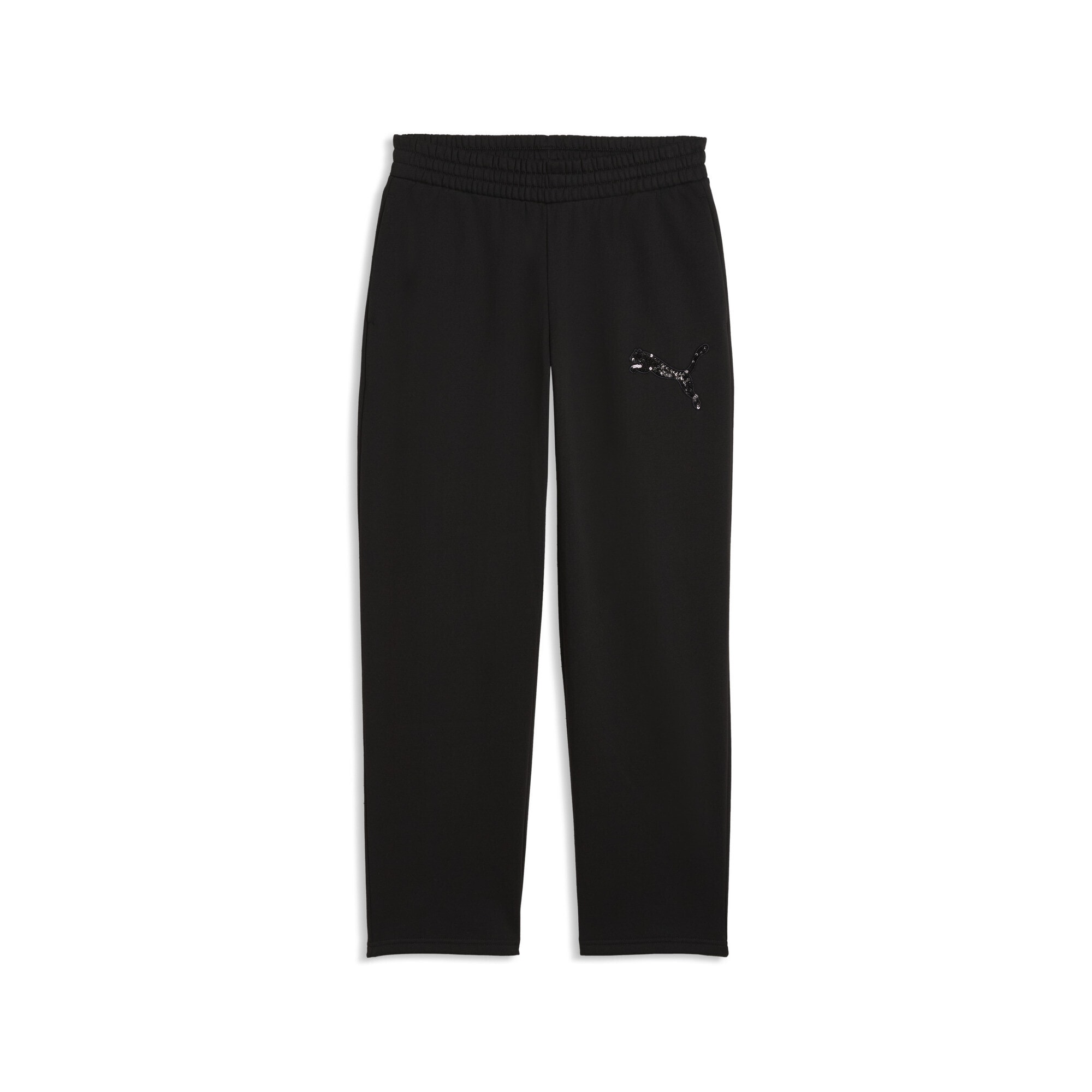 PUMA Sporthose "Essentials Sequins Fleece Comfort Hose Damen"