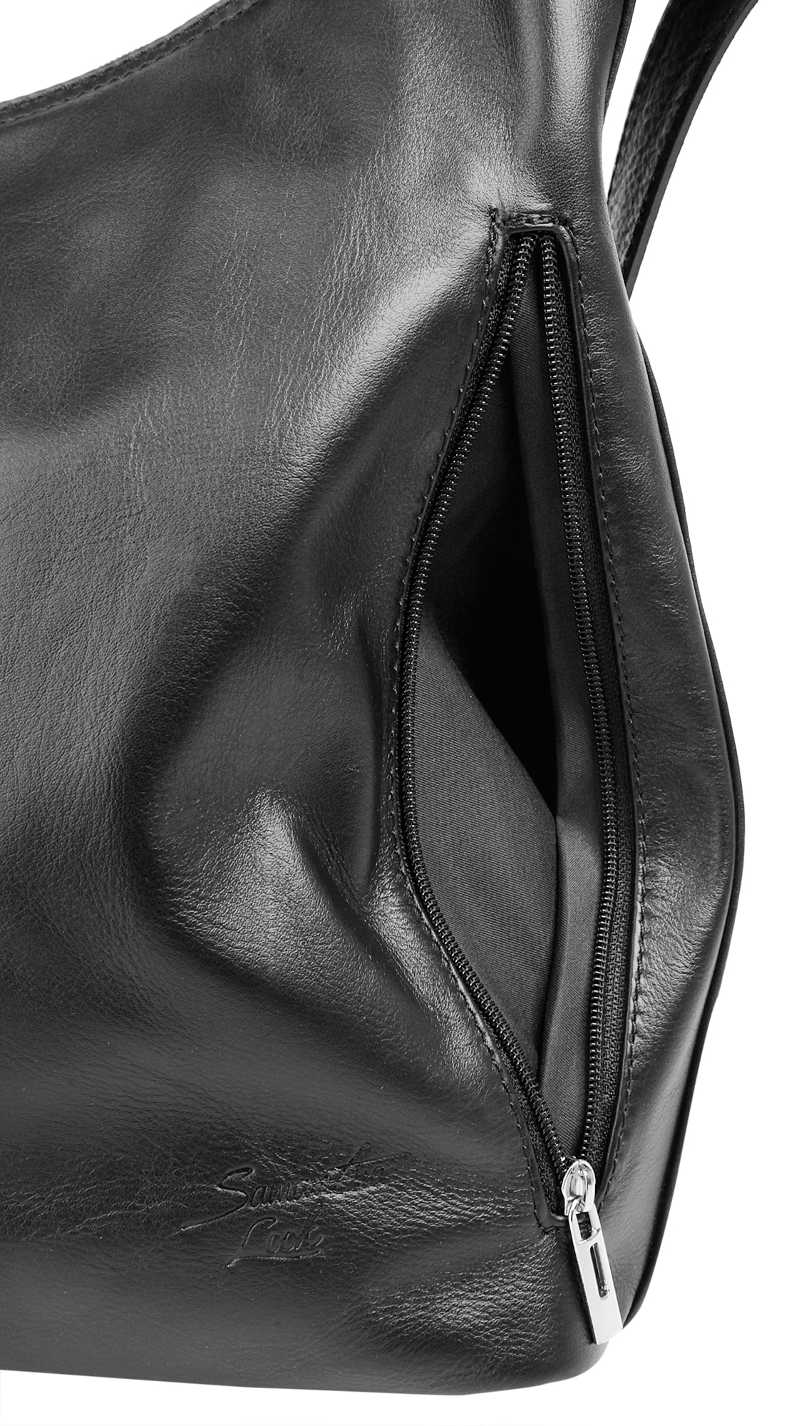 Samantha Look Shopper, echt Leder, Made in Italy