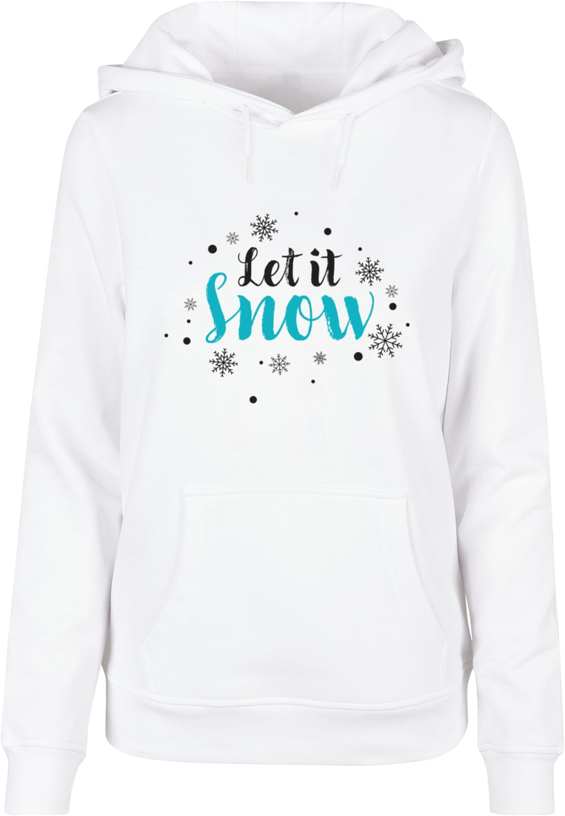 Merchcode Kapuzenpullover "Merchcode Damen Ladies Let it snow Basic Hoody" günstig online kaufen