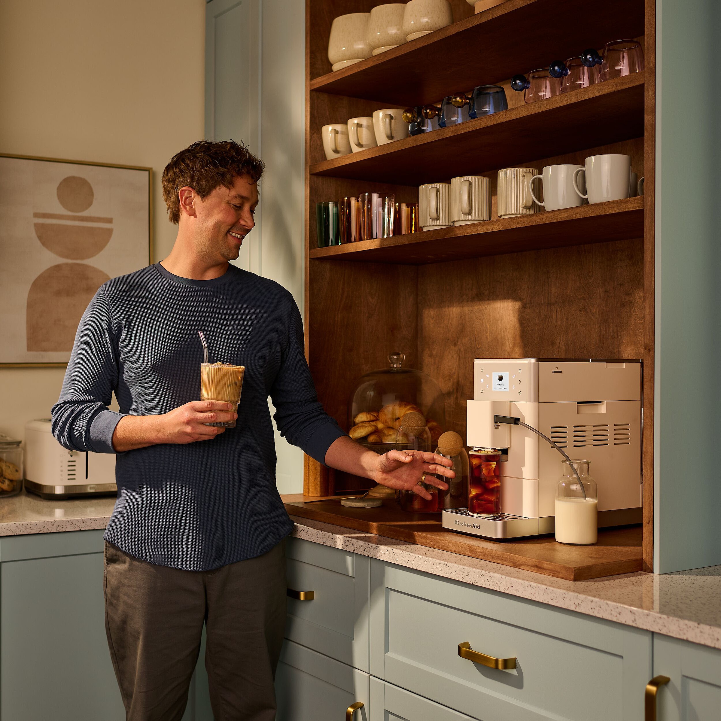 KitchenAid Kaffeevollautomat »5KES8453EPL« QuietGrind-System: ermöglicht eine leise Zubereitung bei jeder Tasse