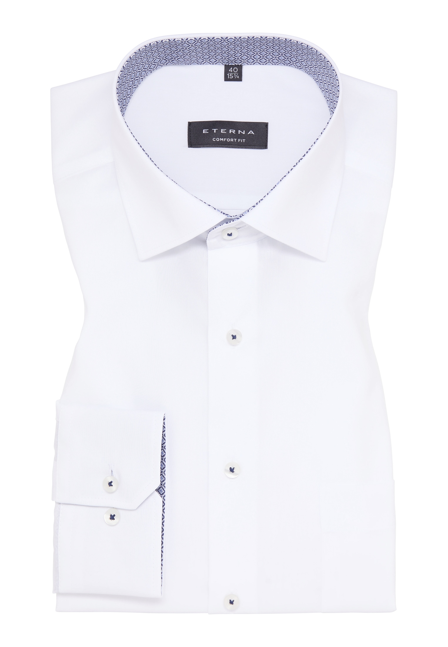 Eterna Langarmhemd »COMFORT FIT«, NON IRON (bügelfrei)