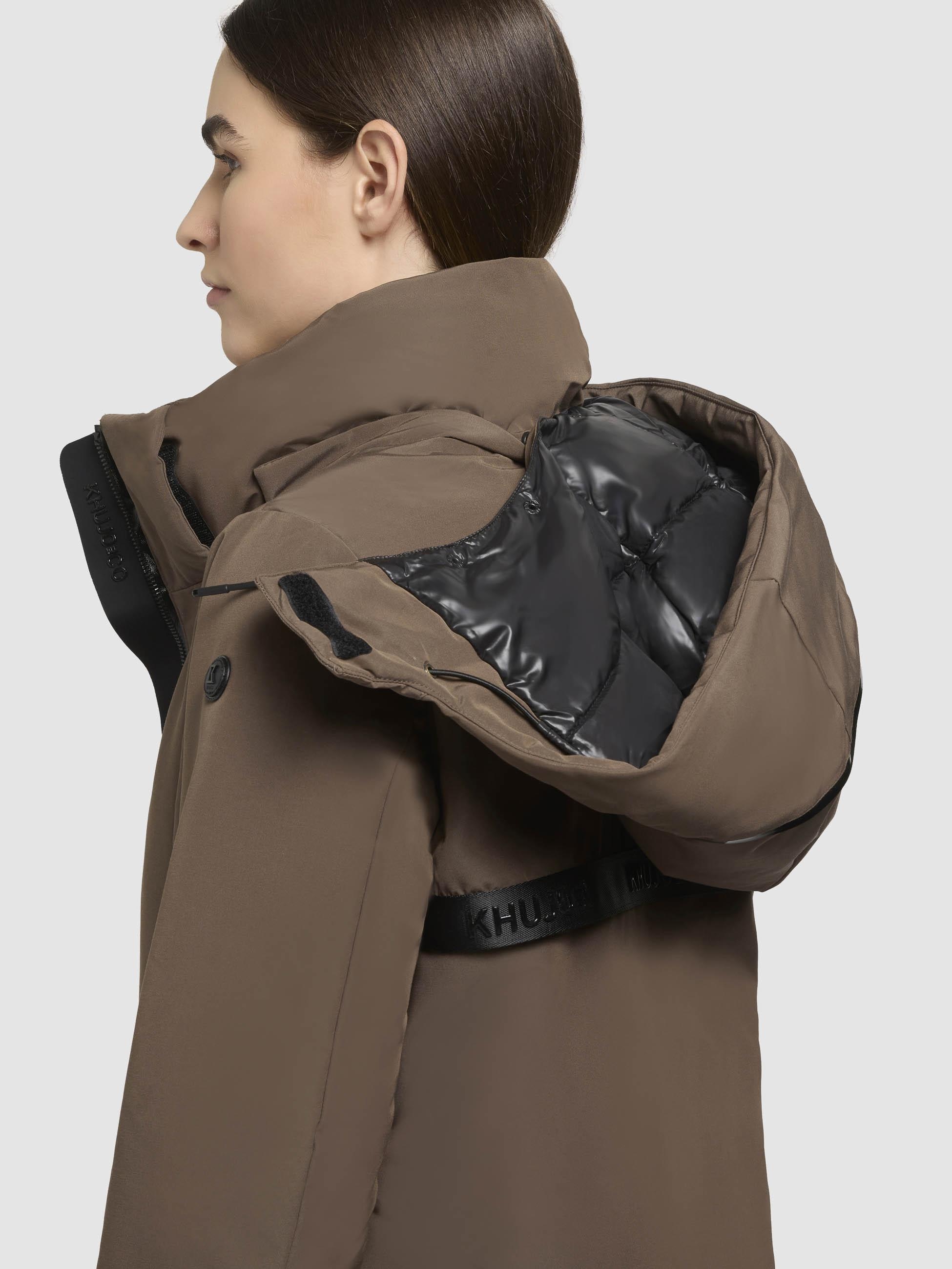 khujo Wintermantel »Lofi2-YM«, Langer Damen Winterparka mit Kapuze