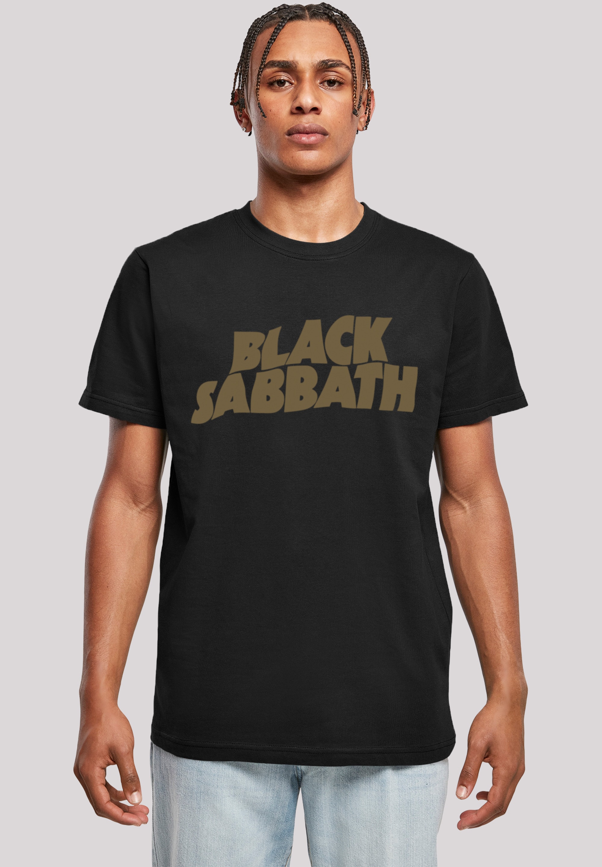 US T-Shirt Print Metal Zip«, Band kaufen »Black F4NT4STIC Tour | Sabbath ▷ 1978 Black BAUR