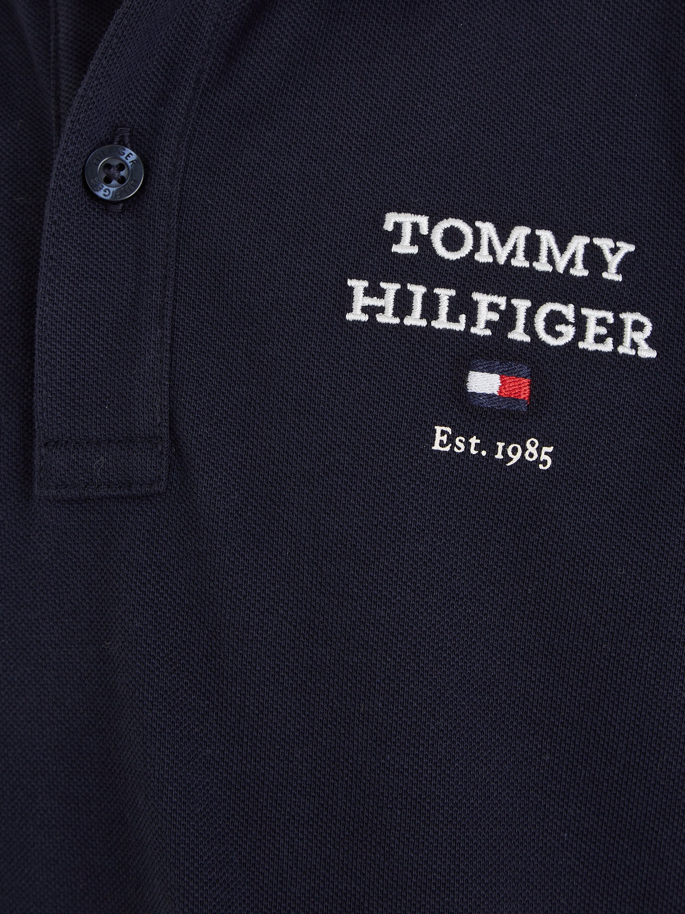 Tommy Hilfiger Poloshirt S/S«, BAUR »TH kaufen Logostickerei POLO | mit LOGO