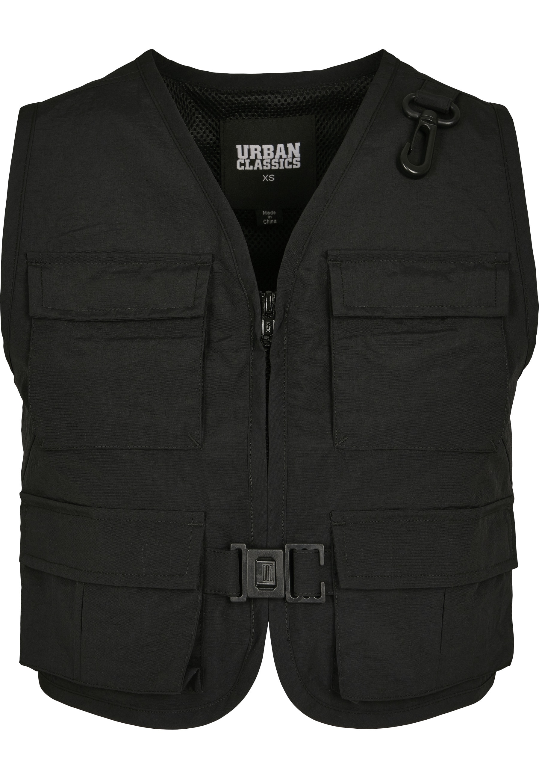 URBAN CLASSICS Jerseyweste "Urban Classics Damen Ladies Short Tactical Vest" 1 Stk.