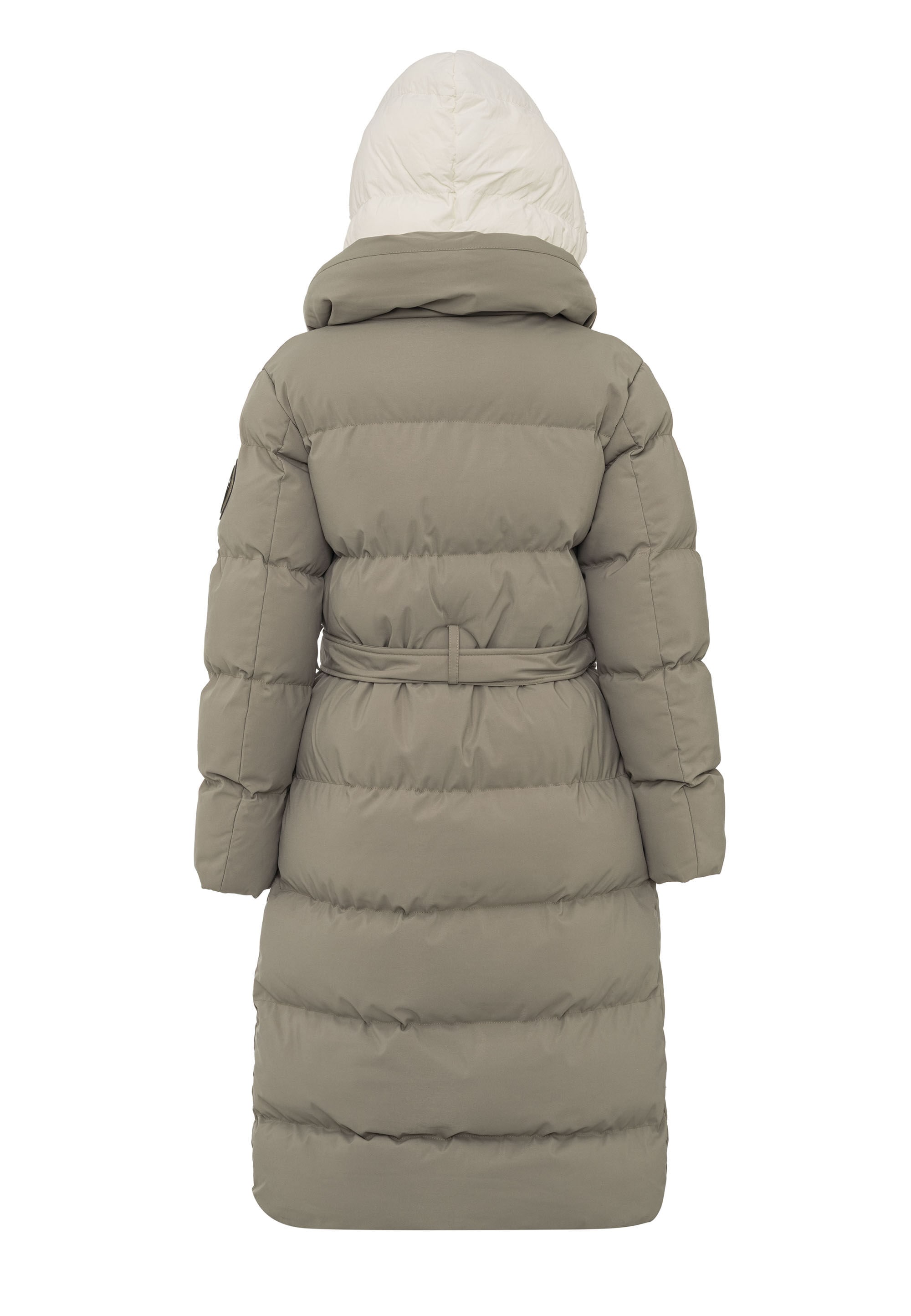 Cipo & Baxx Wintermantel »Cipo & Baxx Winterjacke WM145« mit Gürtel und Kapuze