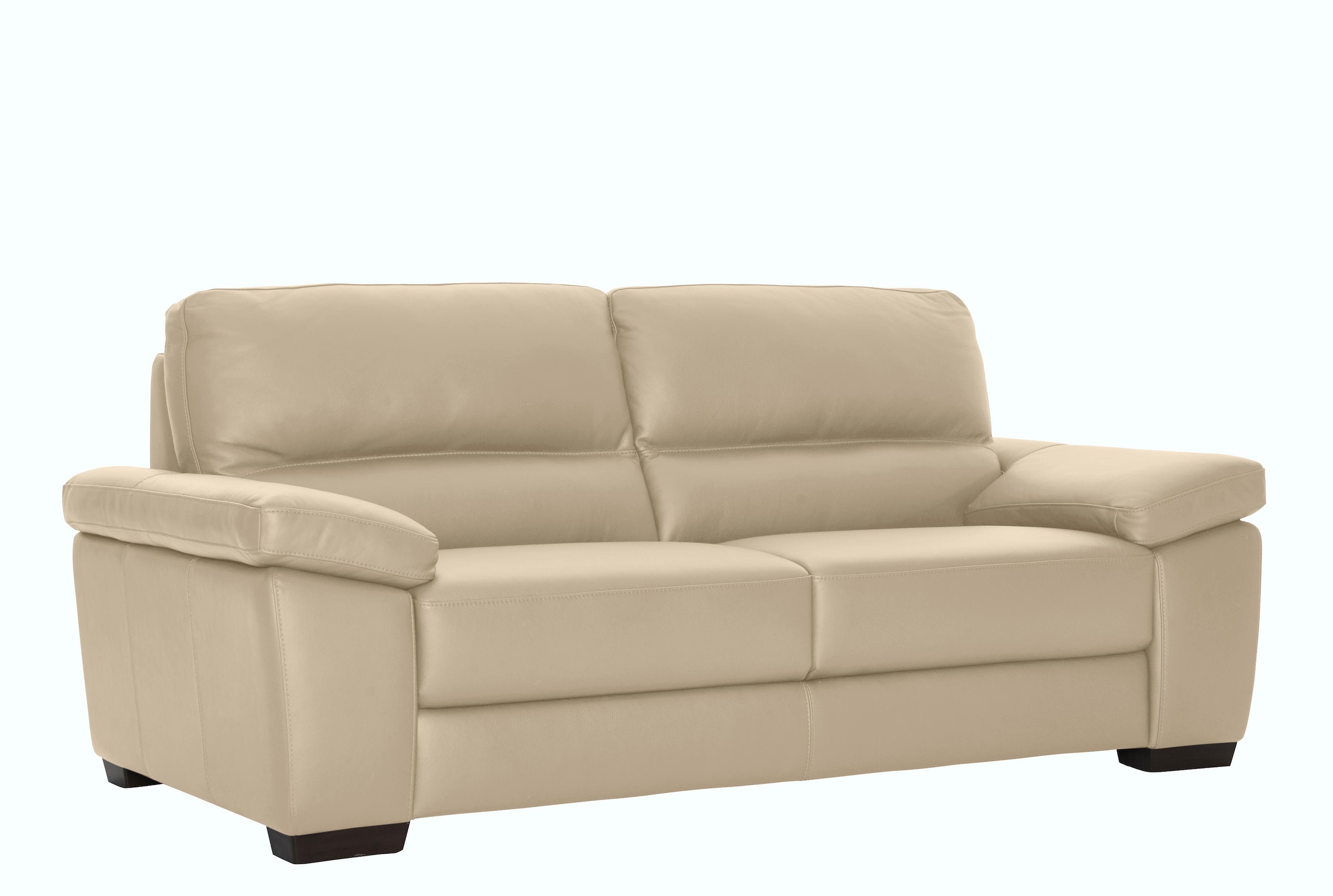 CALIA ITALIA 3-Sitzer »Gaia, hochwertiges Ledersofa mit erstklassigem Sitzkomfort«, edles Design, in zwei hochwertigen Lederqualitäten