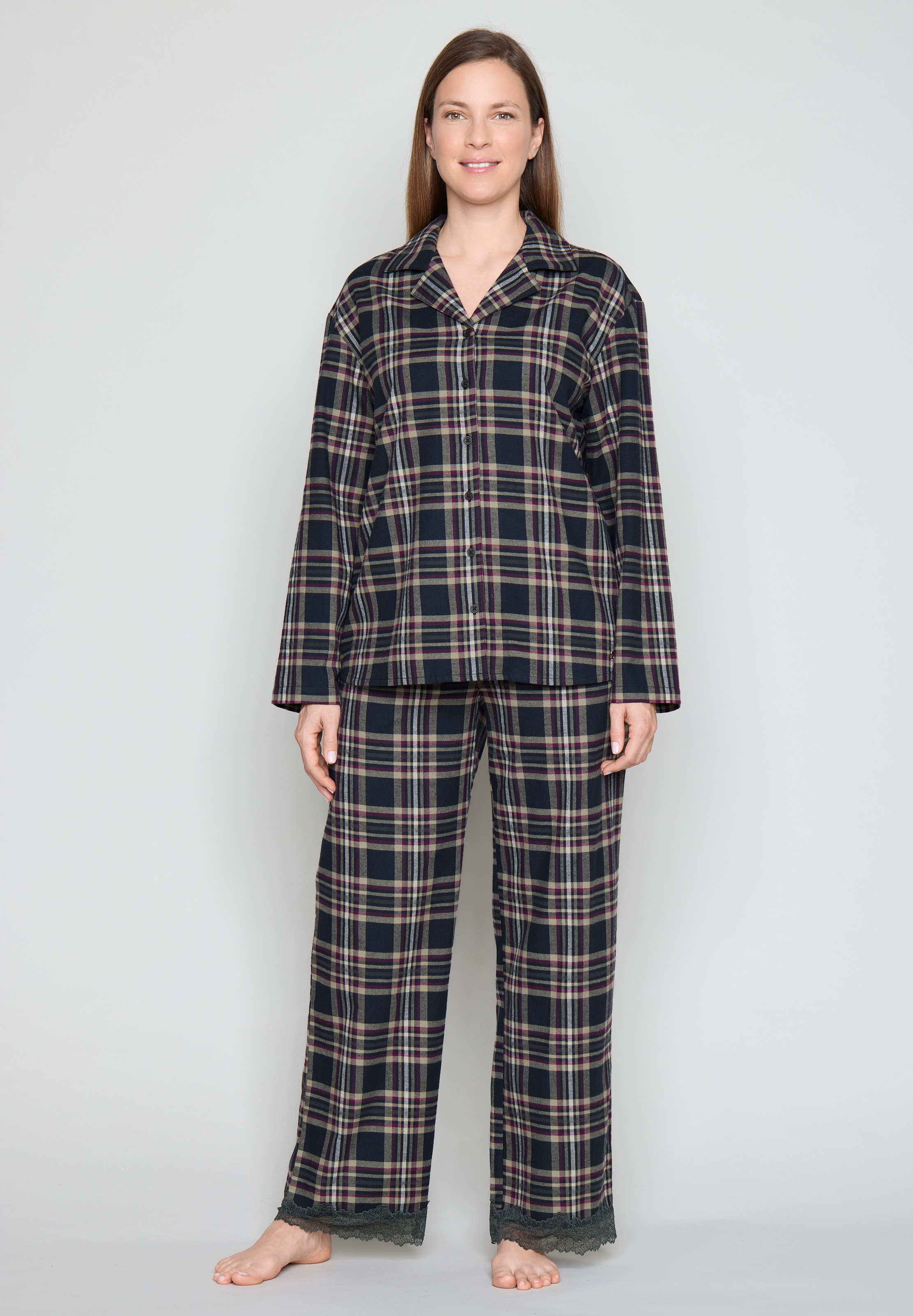 JOOP! Pyjamaoberteil »Alpine Mix & Match (woven cotton)«