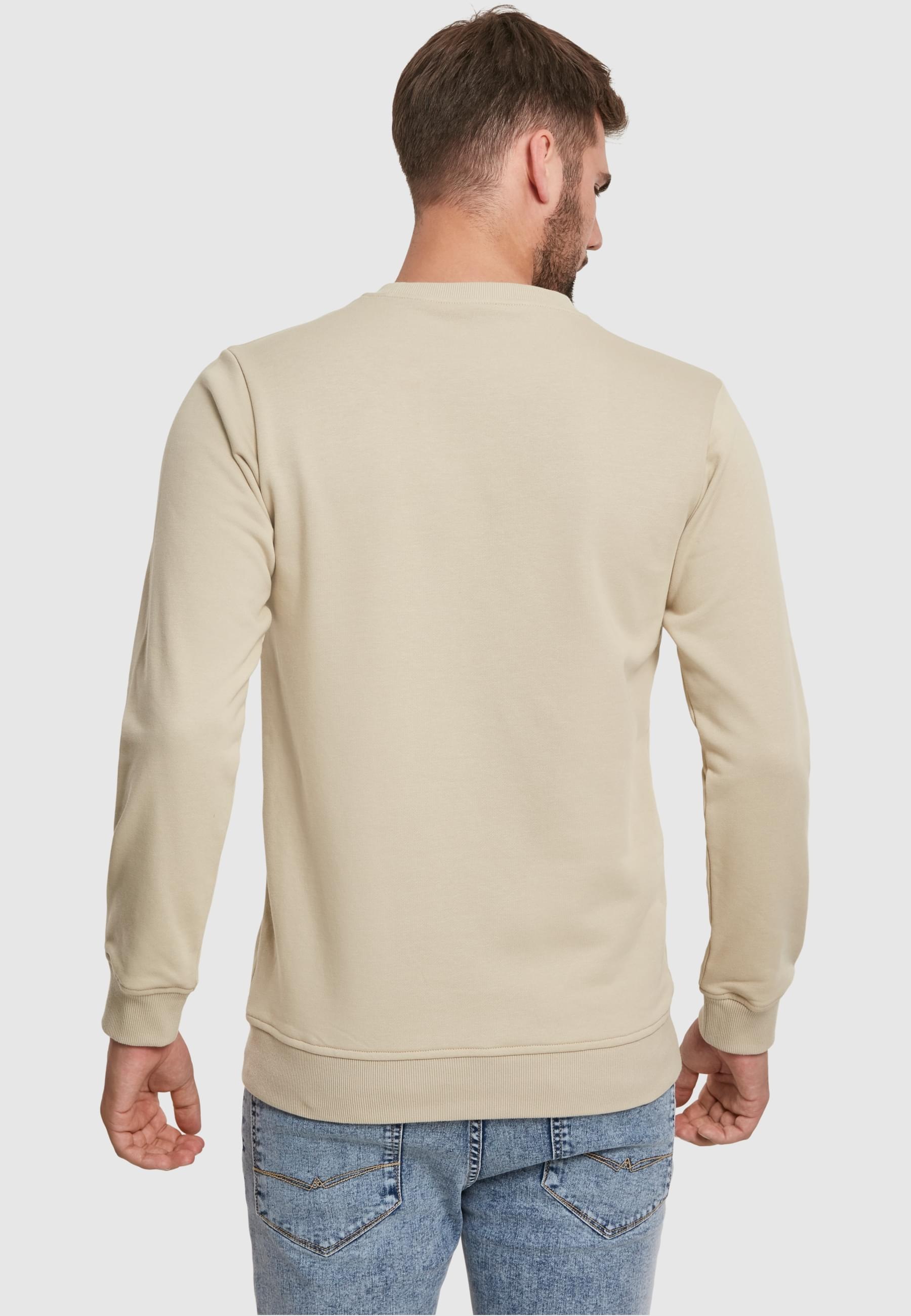 URBAN CLASSICS Rundhalspullover »Urban Classics Herren Basic Terry Crew«, (1 tlg.)