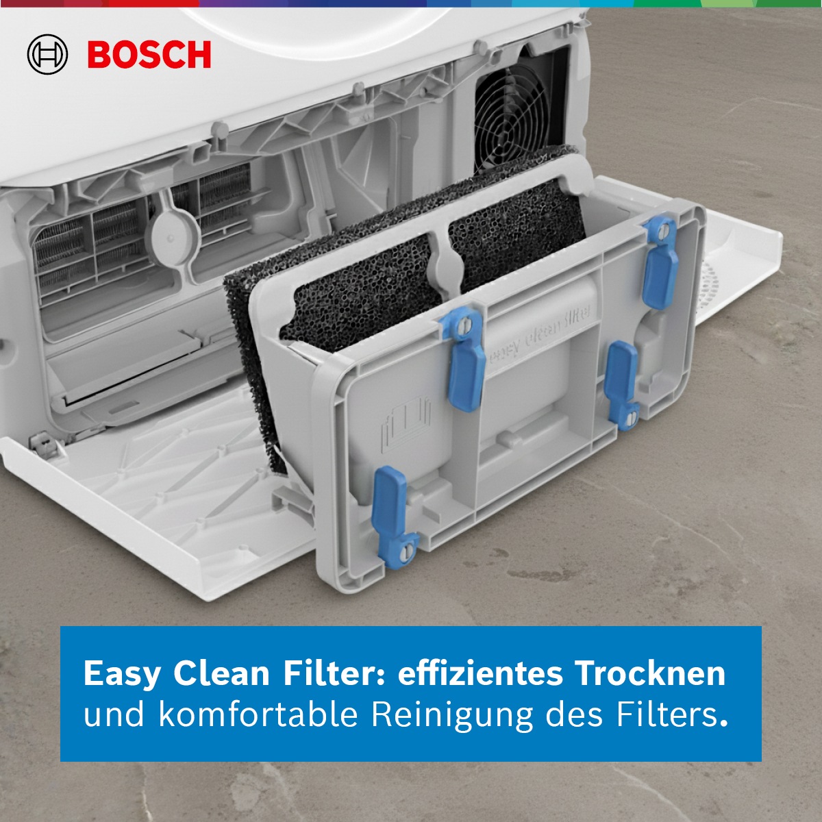 BOSCH Wärmepumpentrockner "WTH83VV4" Serie 4 Effizientes Trocknen & einfache Reinigung dank EasyClean-Filter