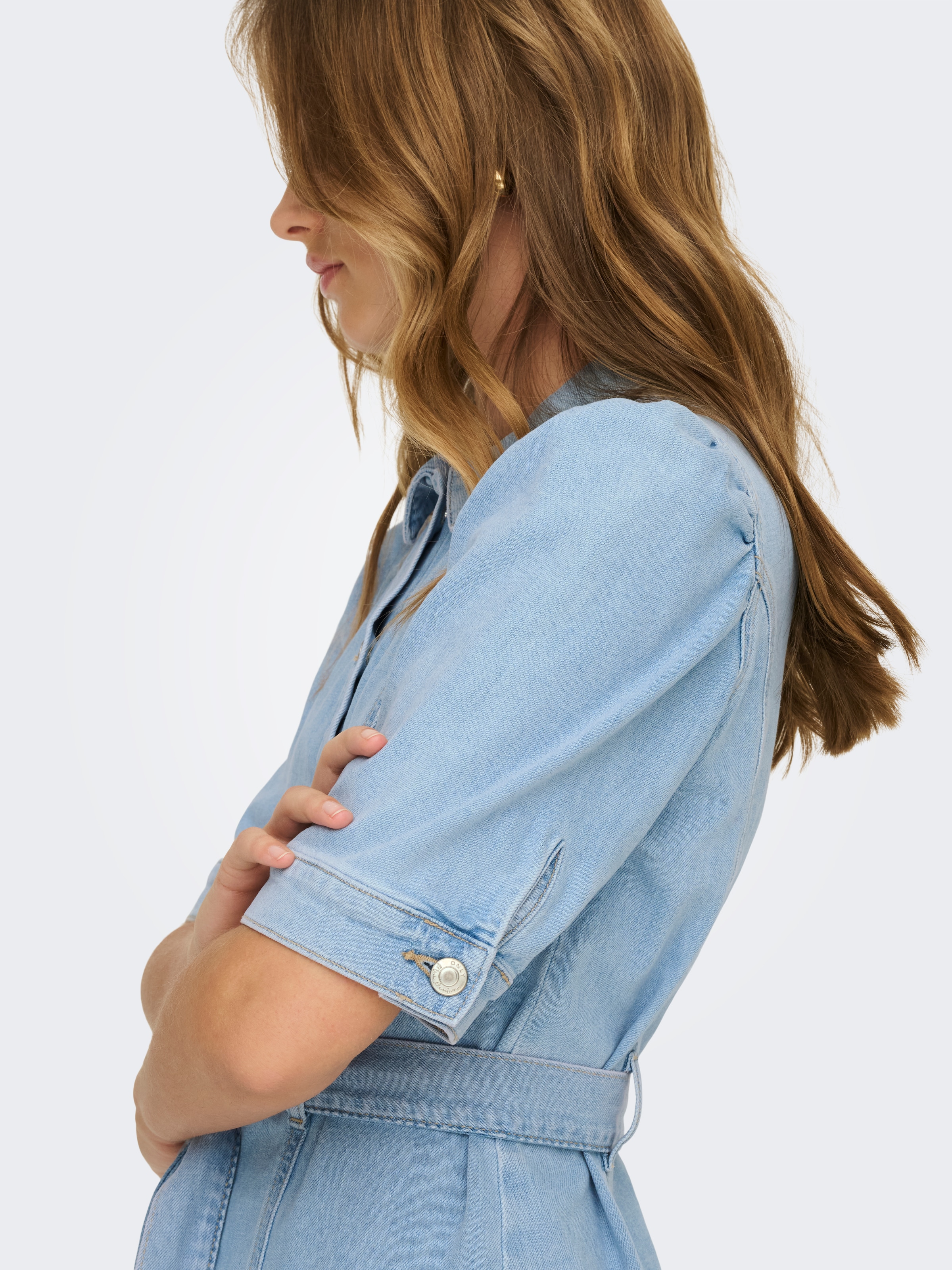 ONLY Jeanskleid »ONLVIBBE SS BELT DNM DRESS AKM« Baumwollmischung, regular fit