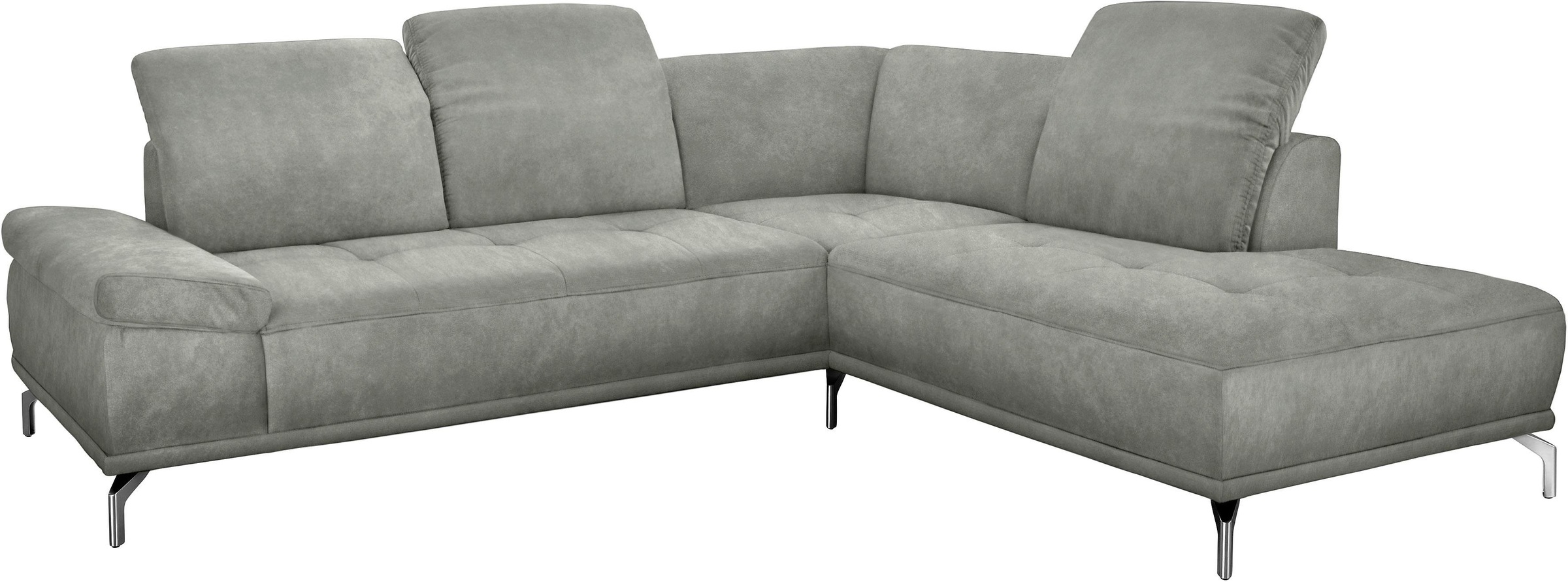 Home affaire Ecksofa "Caluna" Inkl.Sitztiefenverstellung, wahlweise mit Kop günstig online kaufen