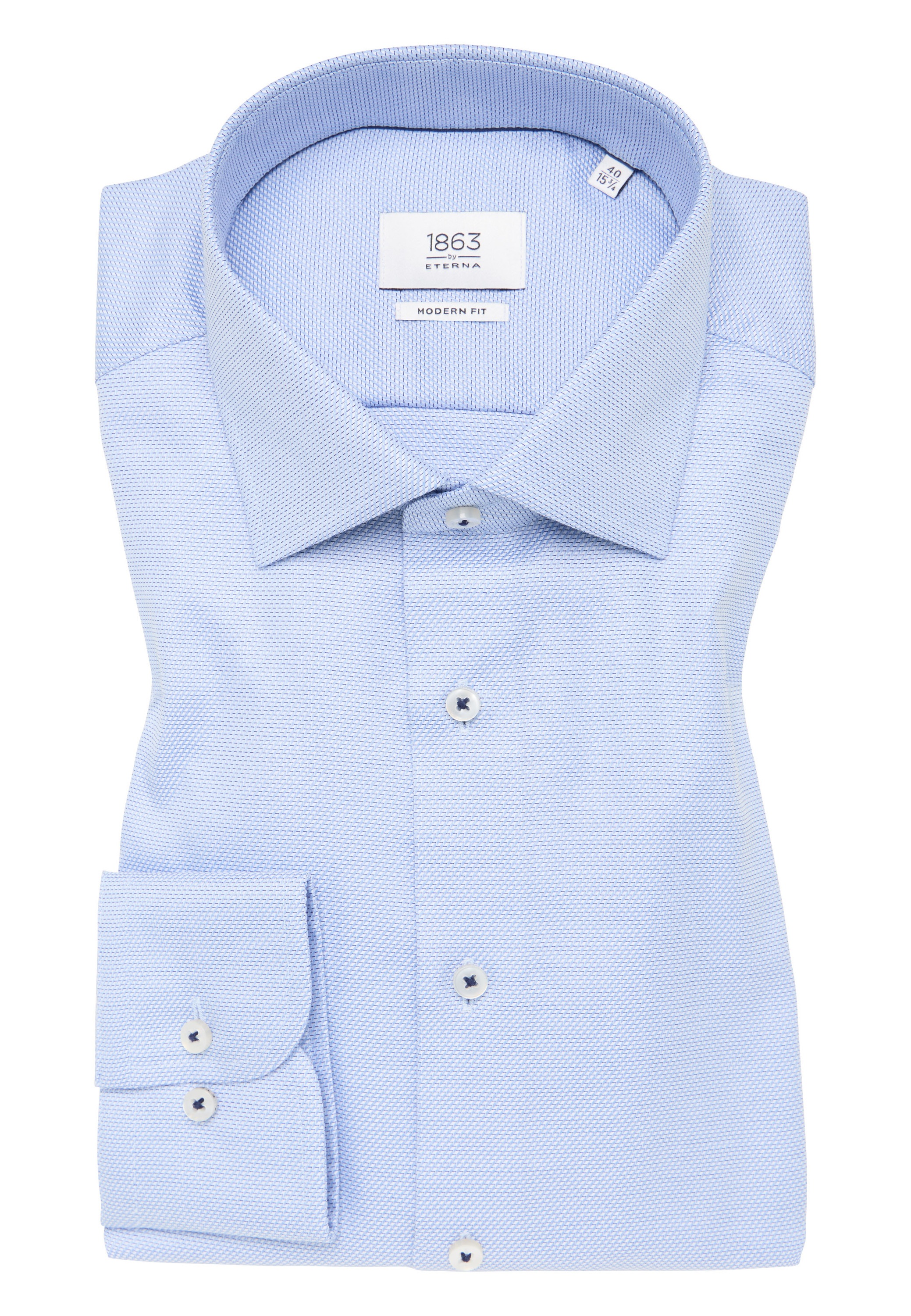 Eterna Langarmhemd »MODERN FIT«, NON IRON (bügelfrei)