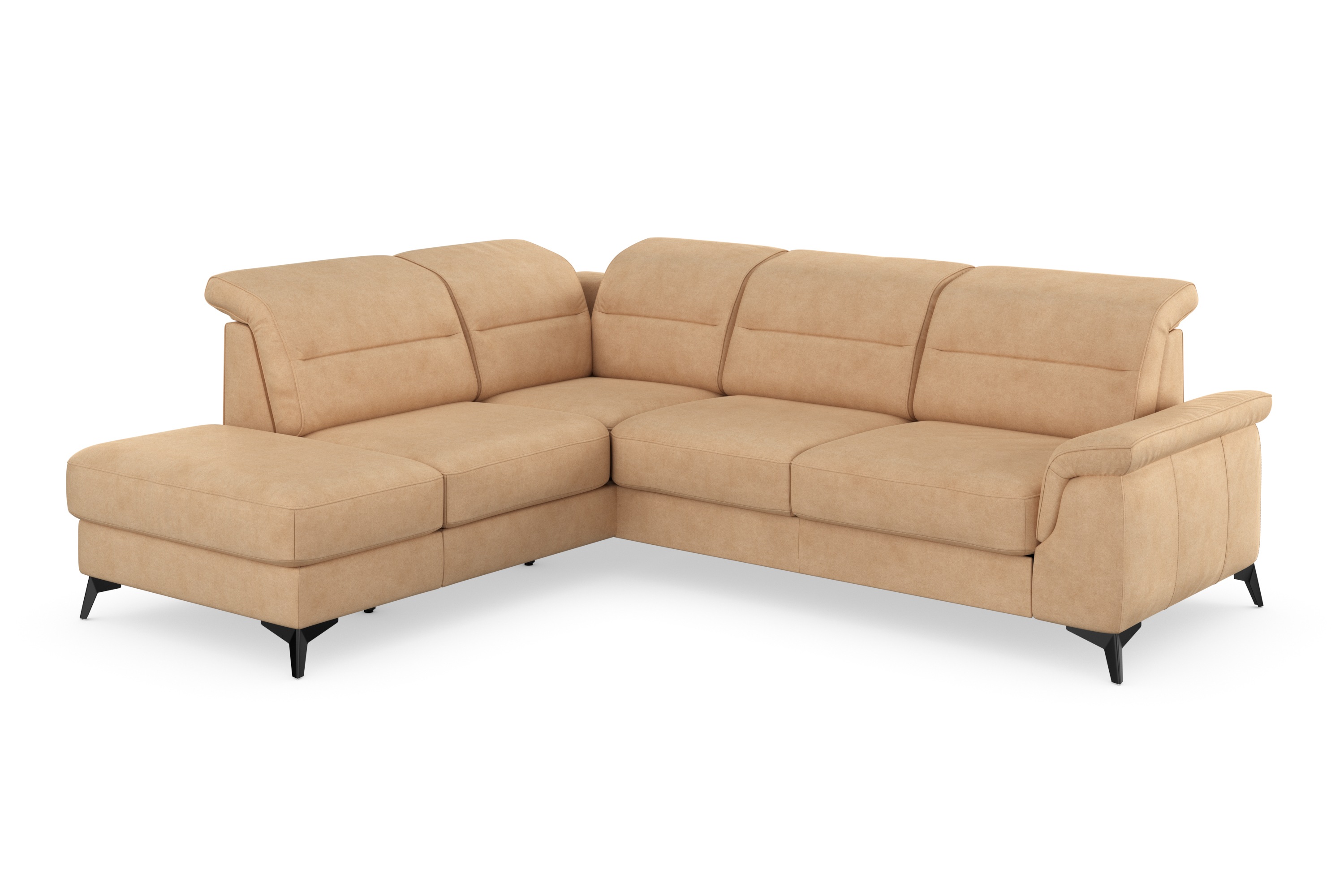 Thumbnail - sit&more Ecksofa "Sinatra L-Form" mit Ottomane, optional mit Kopfteilverstellung und Armteilfunktion